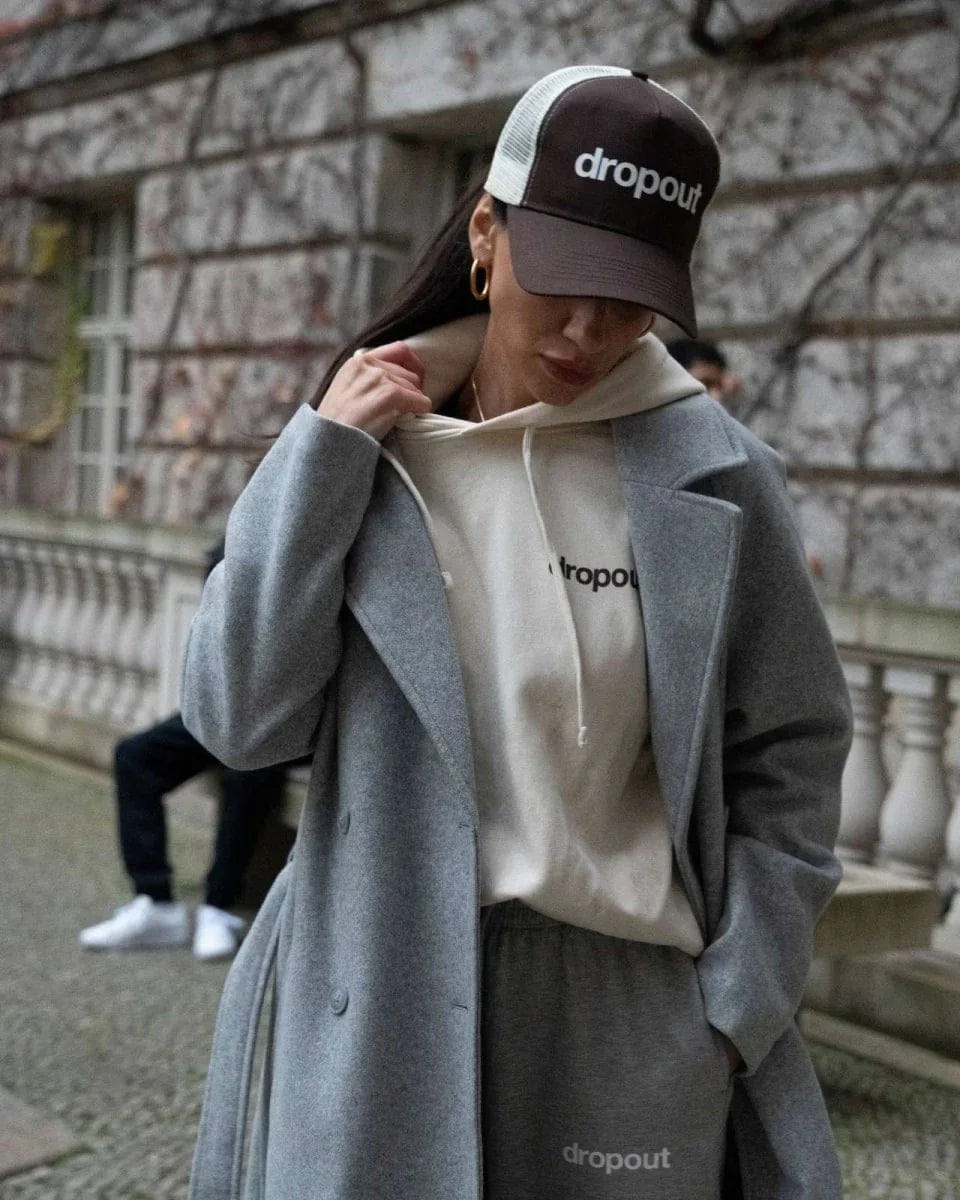 Dropout Women's dropout Basics Trucker Cap Brown/Beige