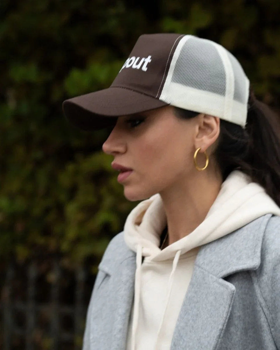 Dropout Women's dropout Basics Trucker Cap Brown/Beige