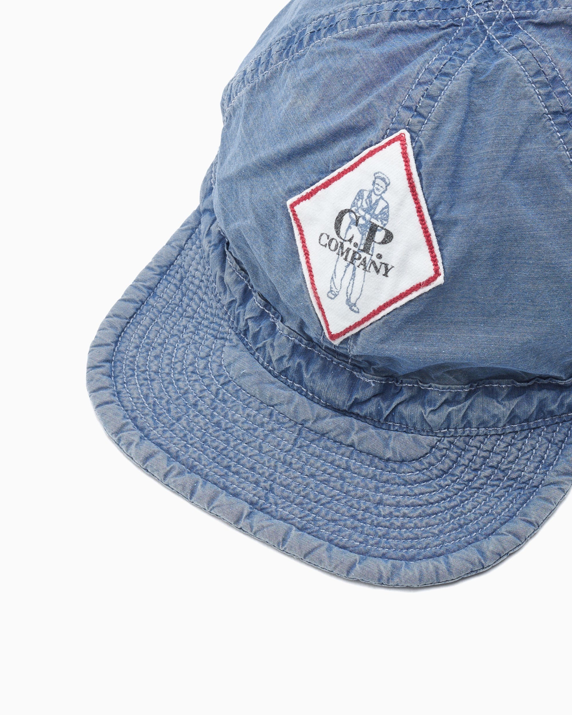 CP Company Gorra CP Company 50 Fili Indigo Bleached Unisex