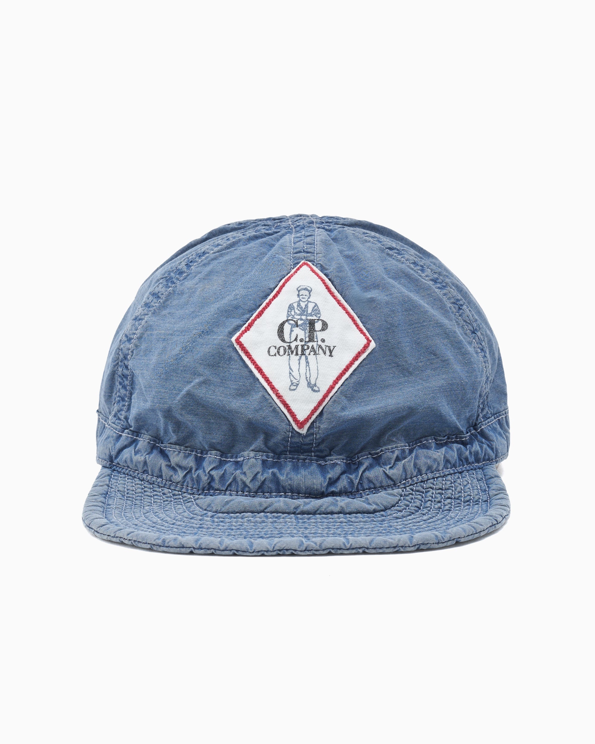 CP Company Gorra CP Company 50 Fili Indigo Bleached Unisex