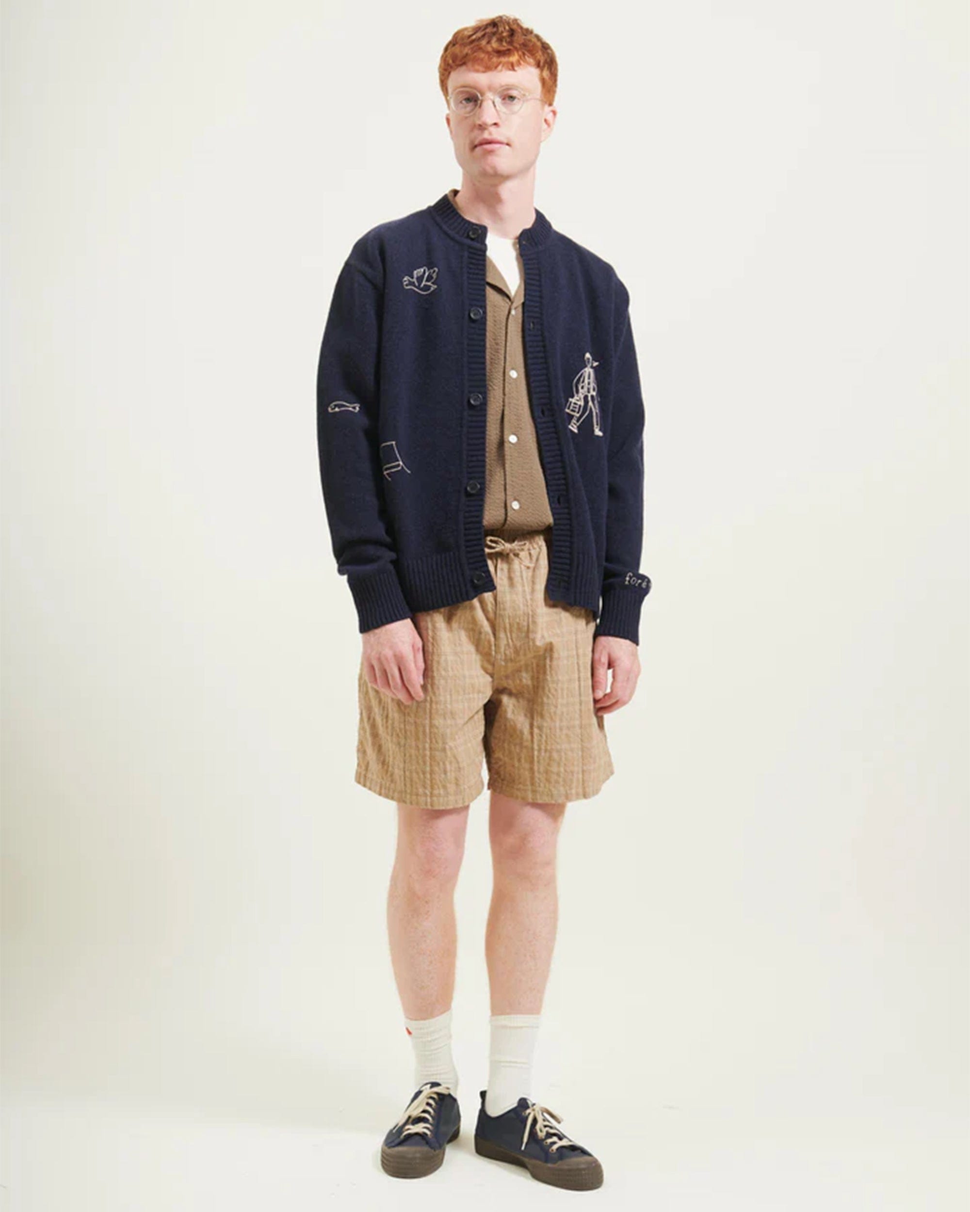 Forét Pantalones cortos Relaxed forét Shift Textured para hombre