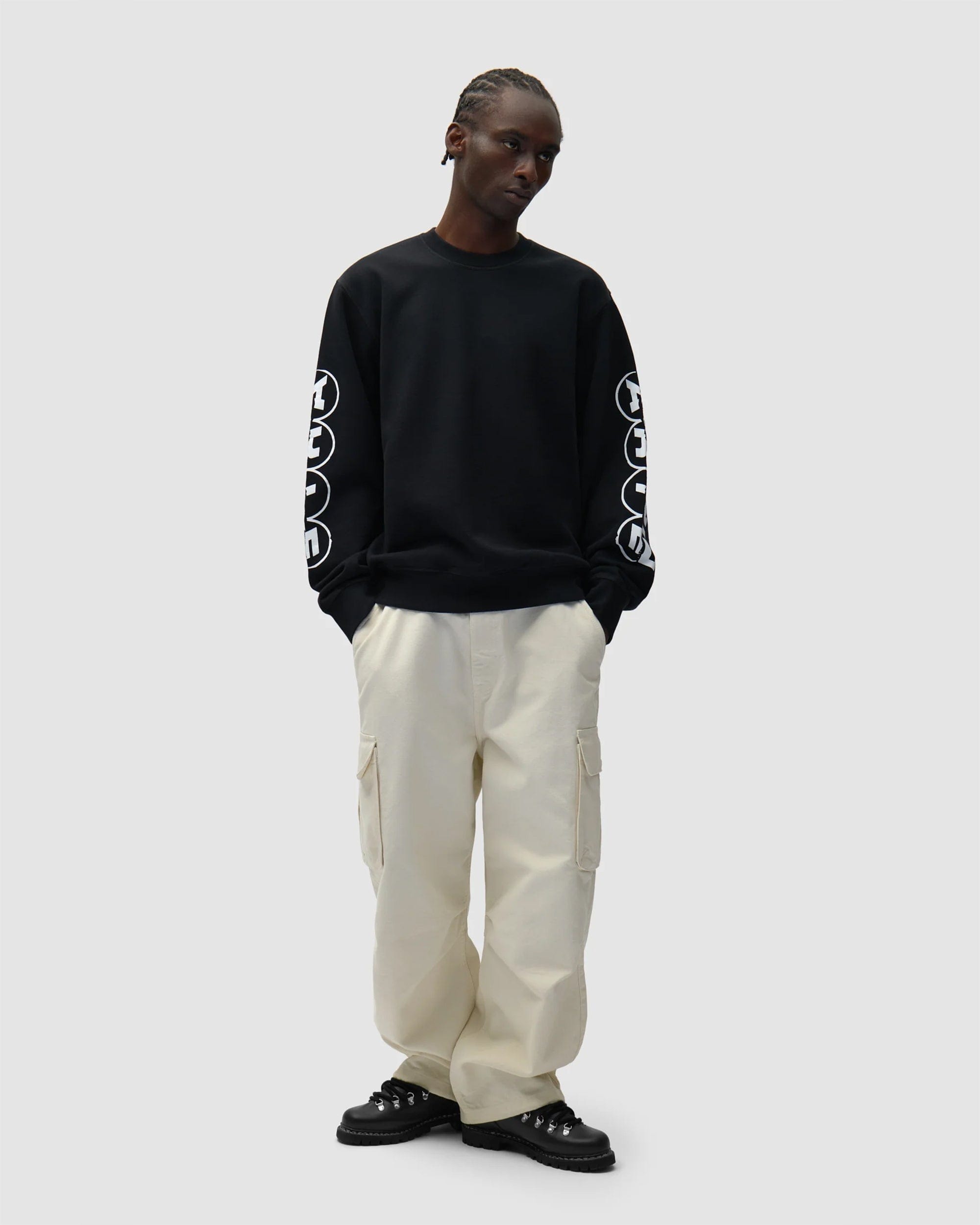 Arte Antwerp Sudadera con gráfico Relaxed Arte Antwerp Sleeve para hombre