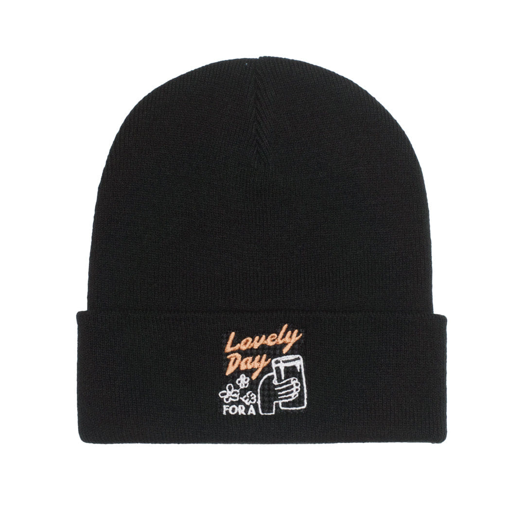 Guinness x UN:IK Cheers Embroidered Beanie - Black