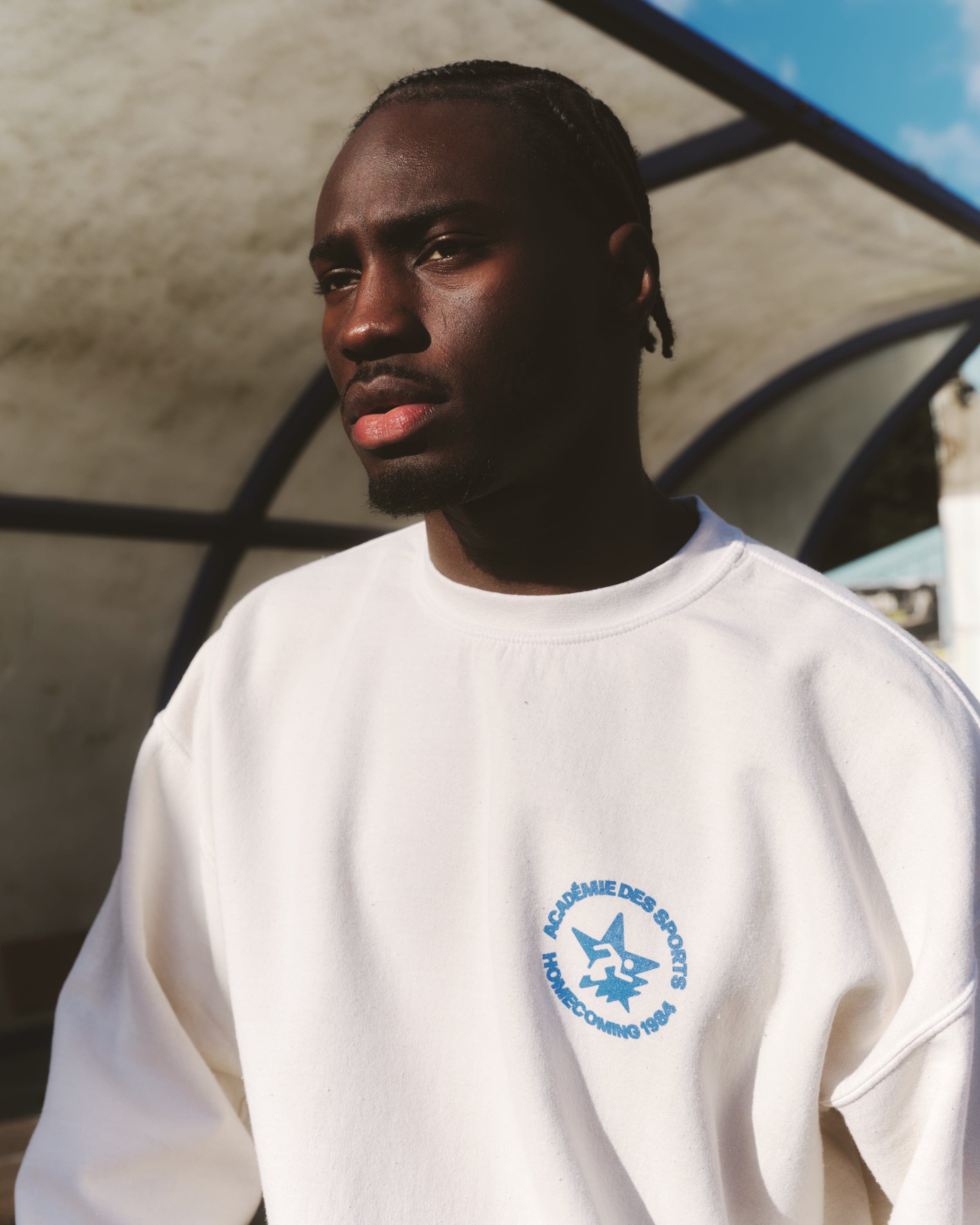 Vice 84 Homecoming Vintage Washed Sweater - Cream