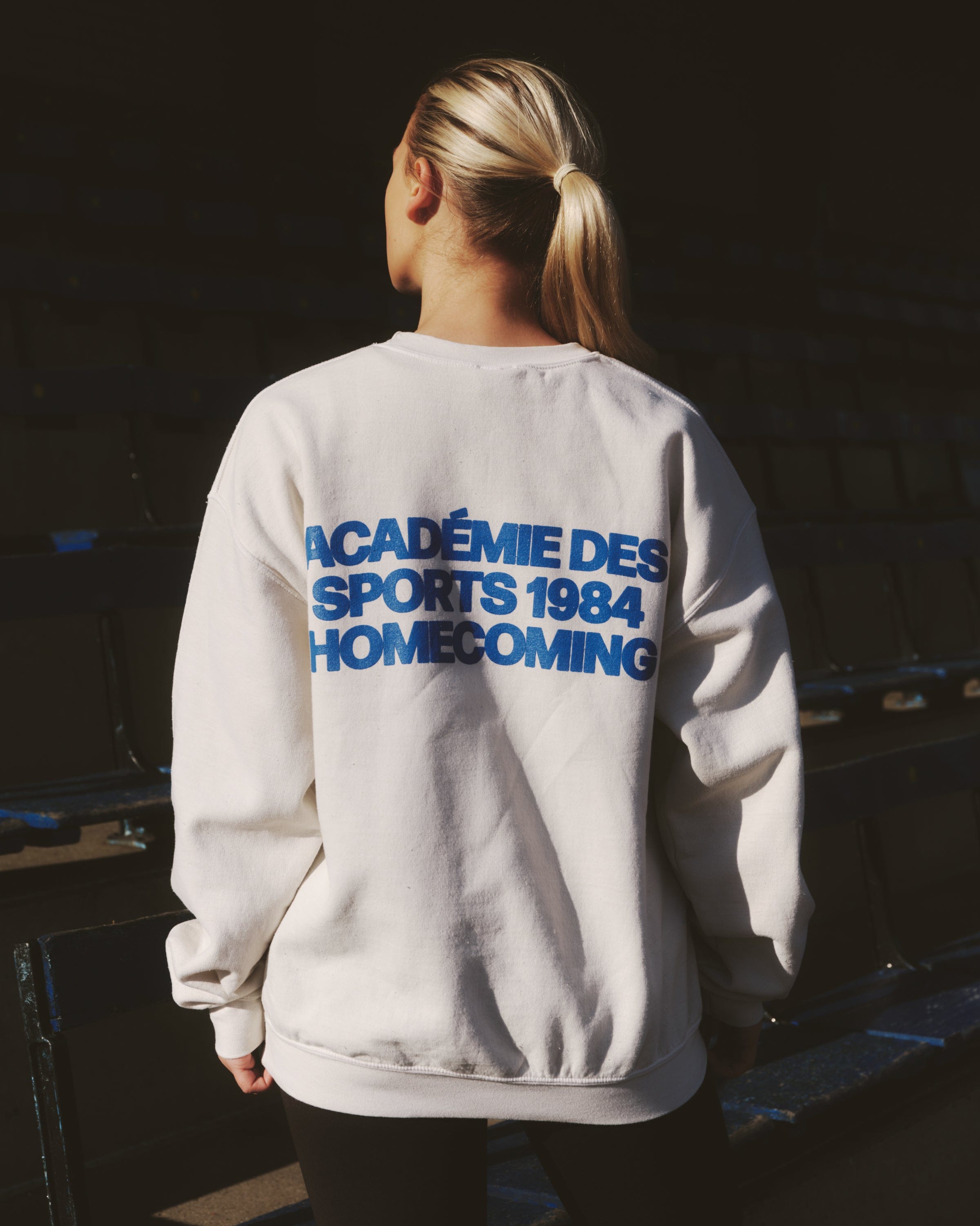 Vice 84 Homecoming Vintage Washed Sweater - Cream