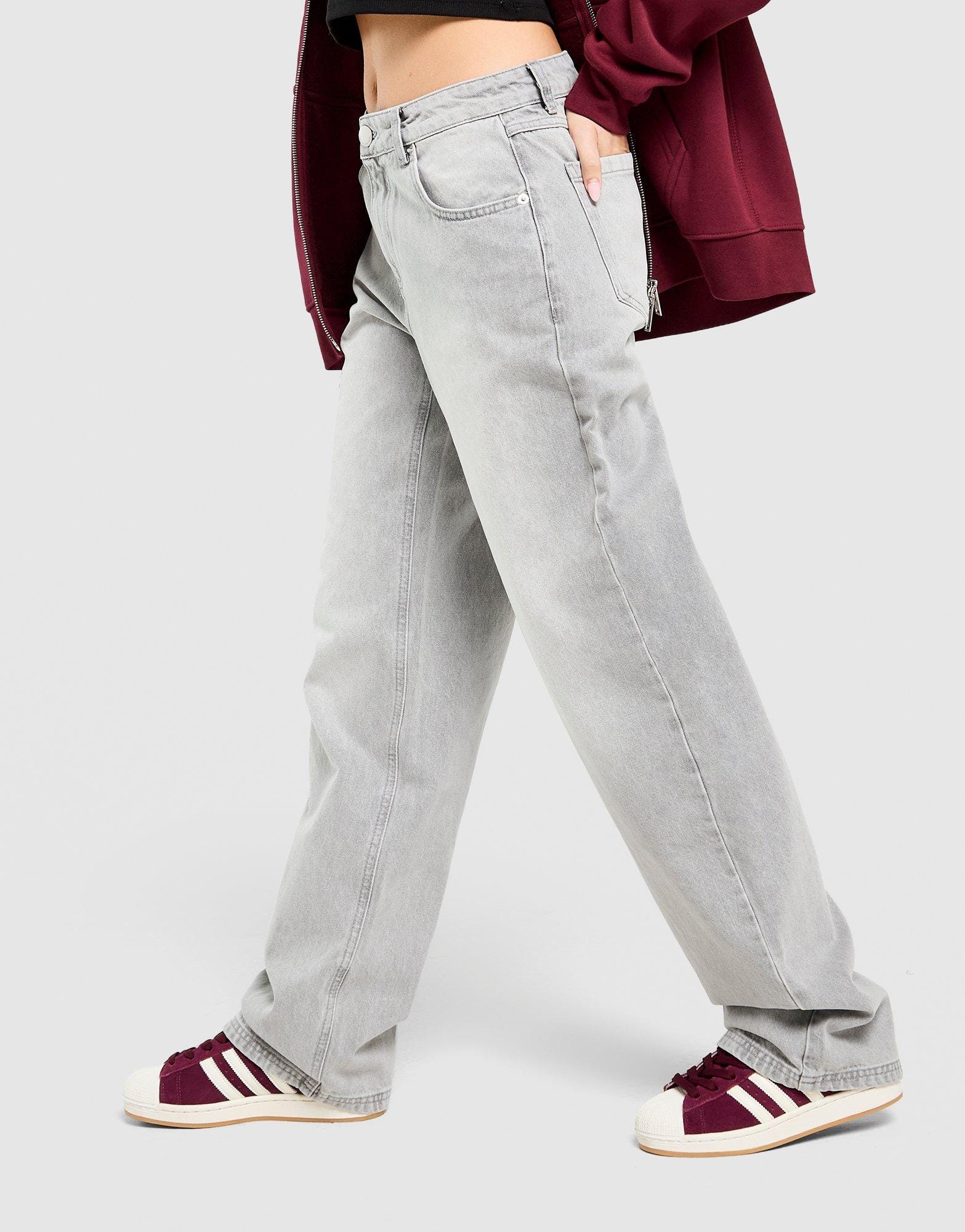Unlike Humans Mid - Rise Loose Jeans
