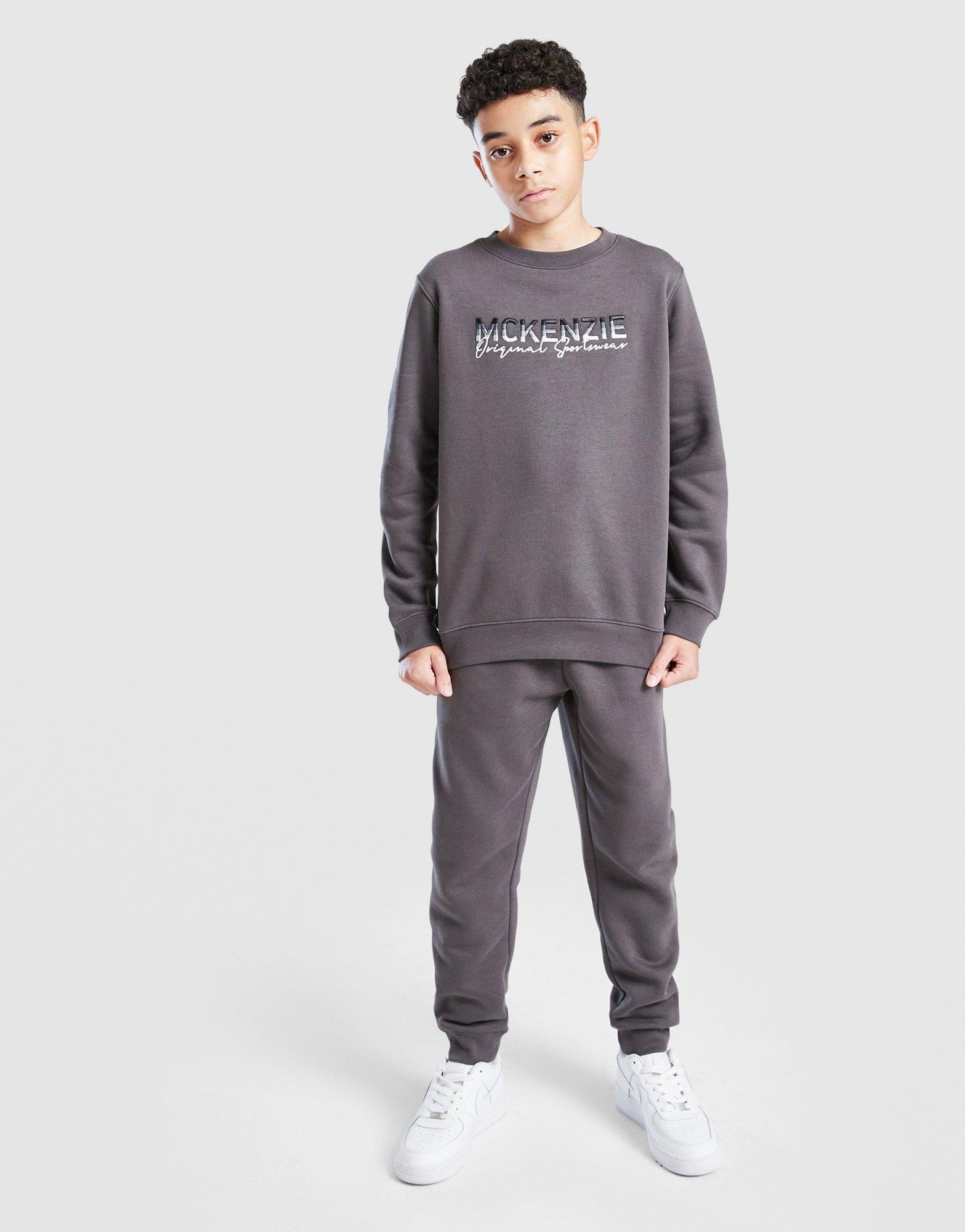 Mckenzie Casson Fleece Crew Tracksuit Junior