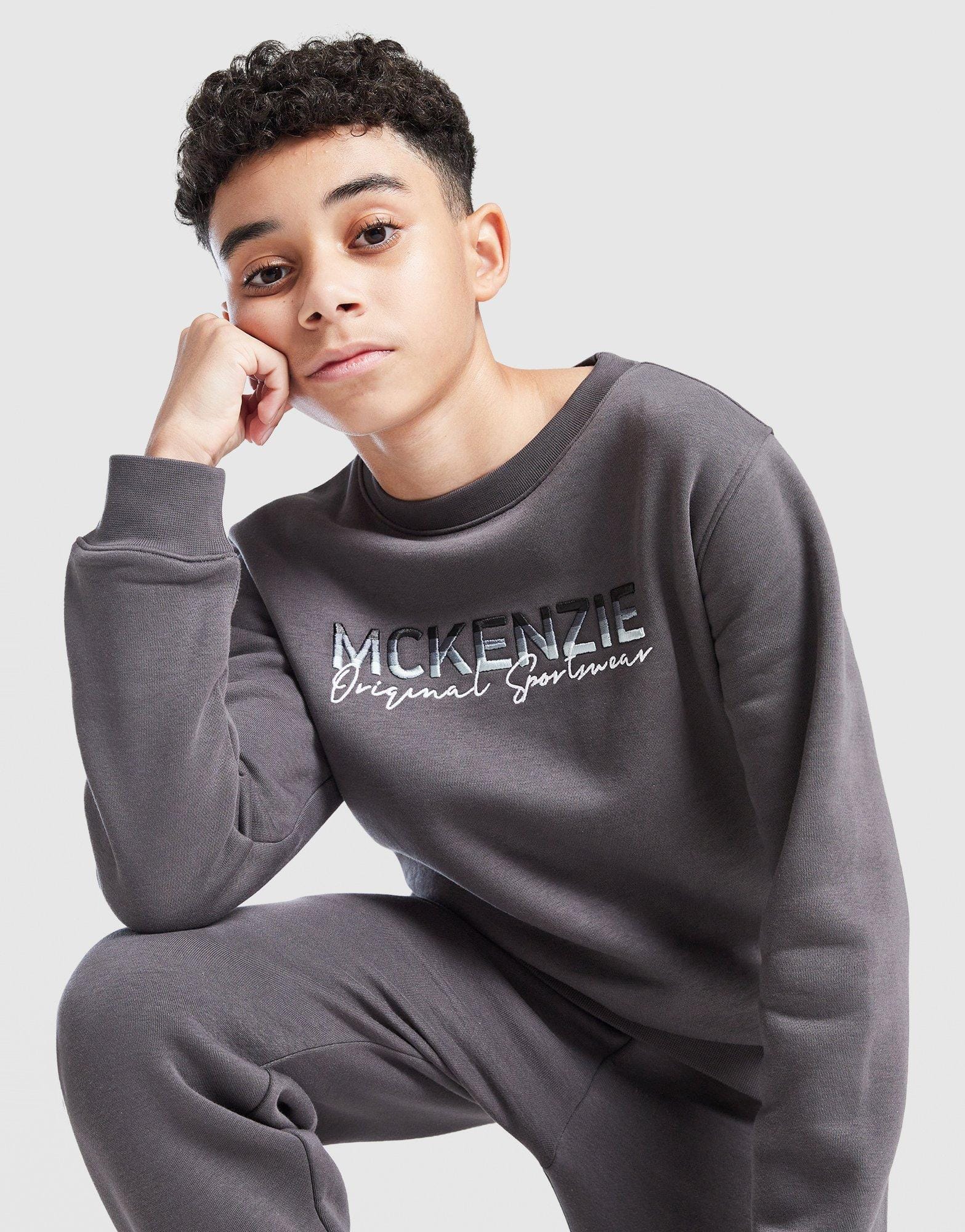 Mckenzie Casson Fleece Crew Tracksuit Junior