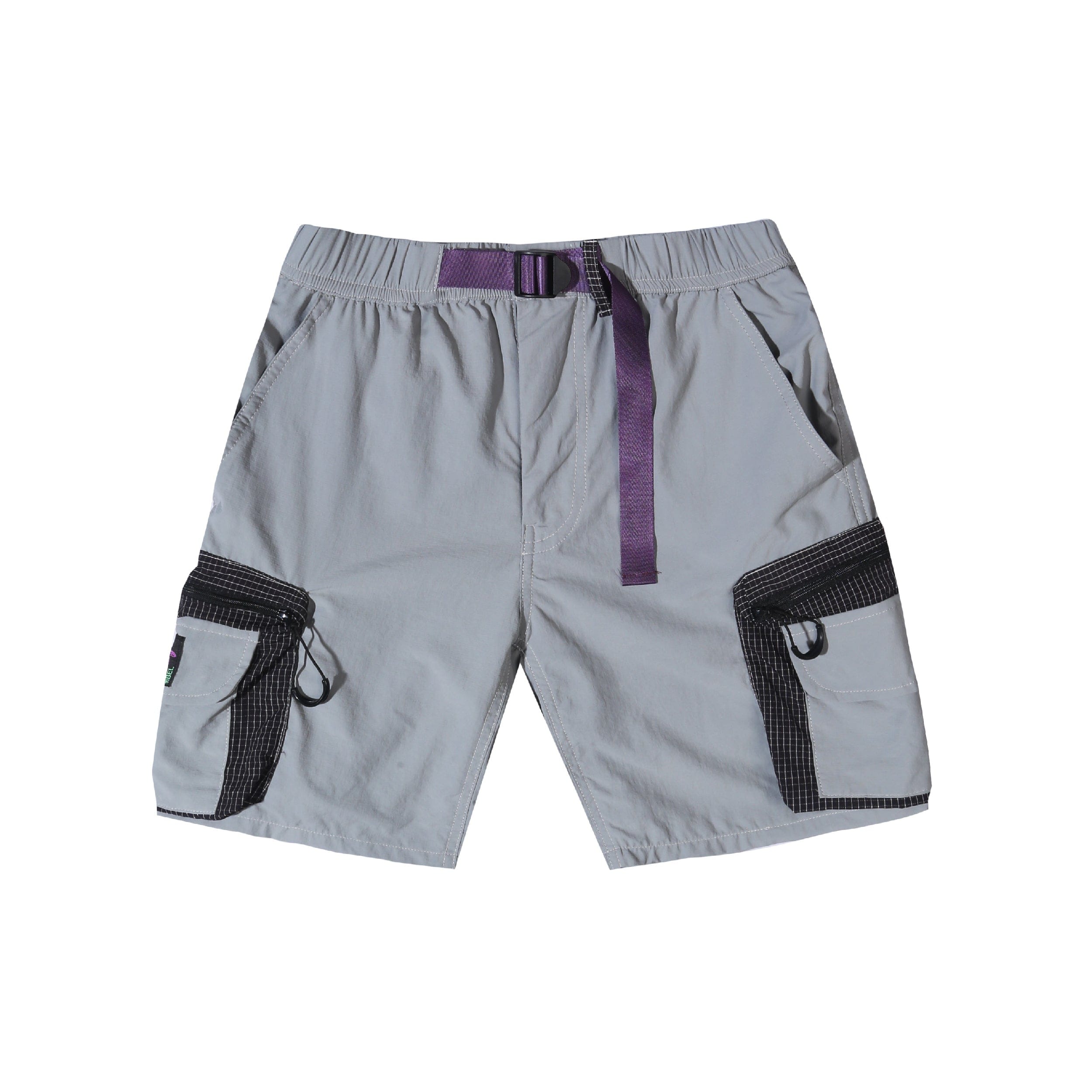 Leisure Side Stream Shorts - Grey