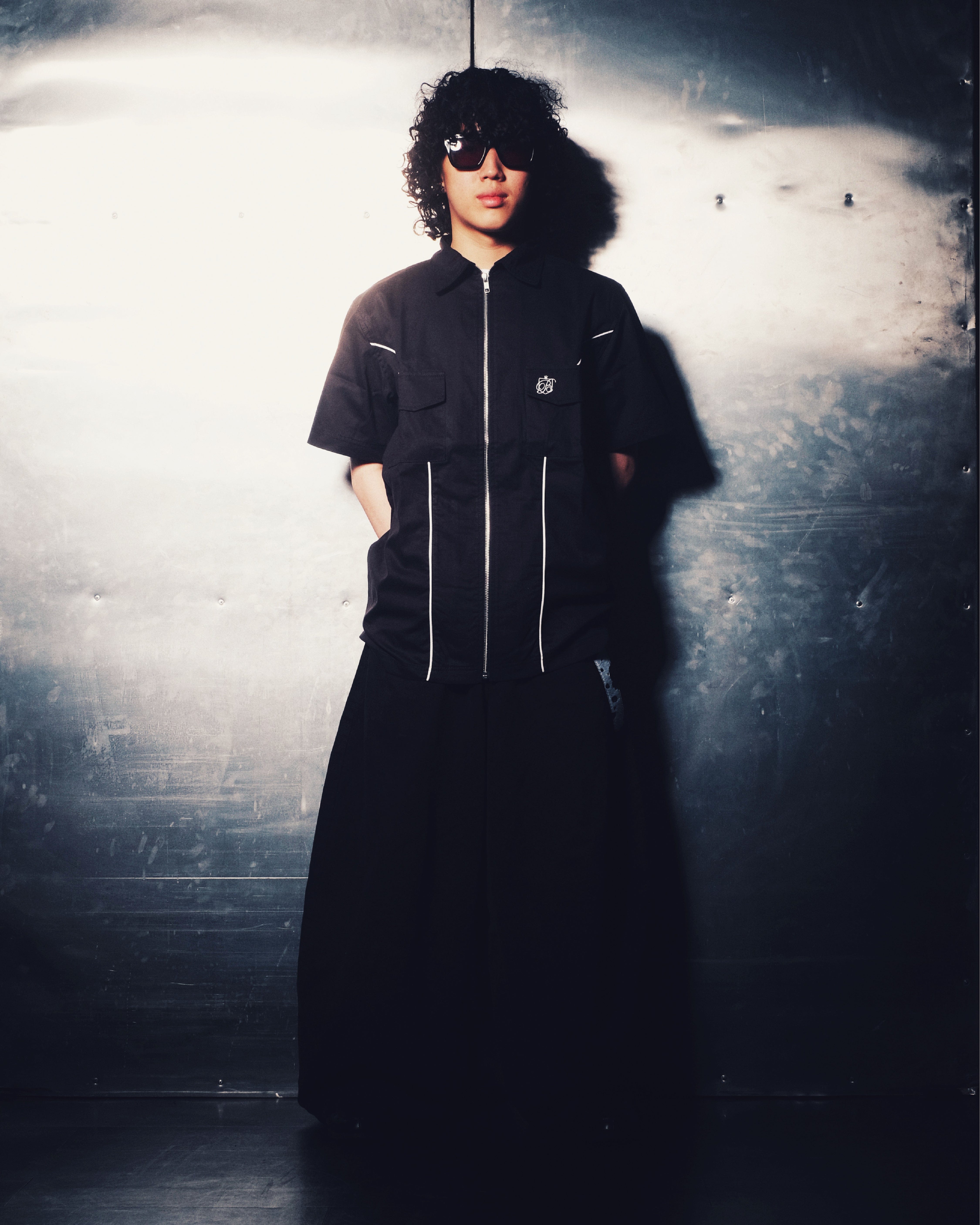 Buru Studio Cowboy Shirt Mod Shortsleeve - Black