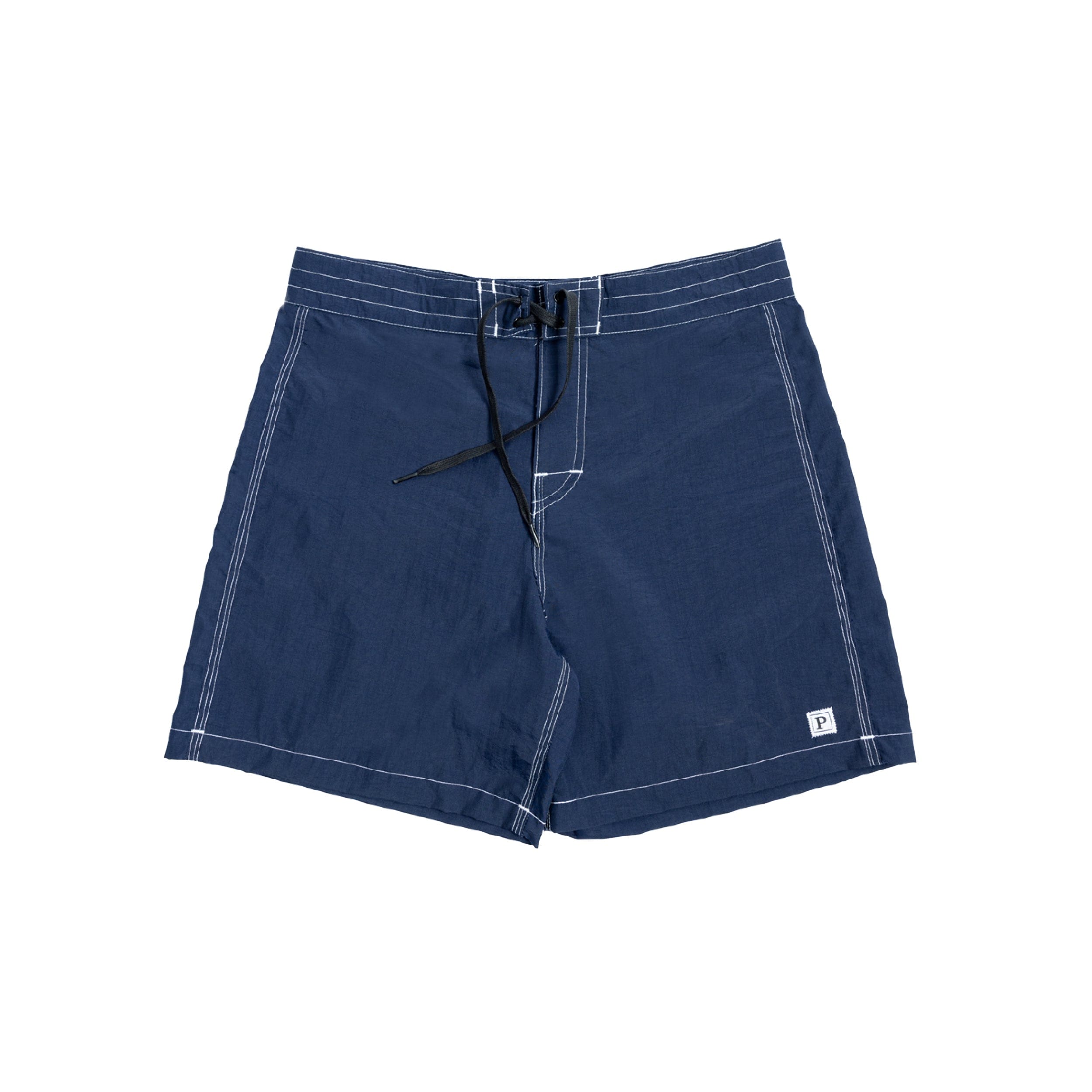 Politeunivers Zig Zag P Square Boardshort - Navy