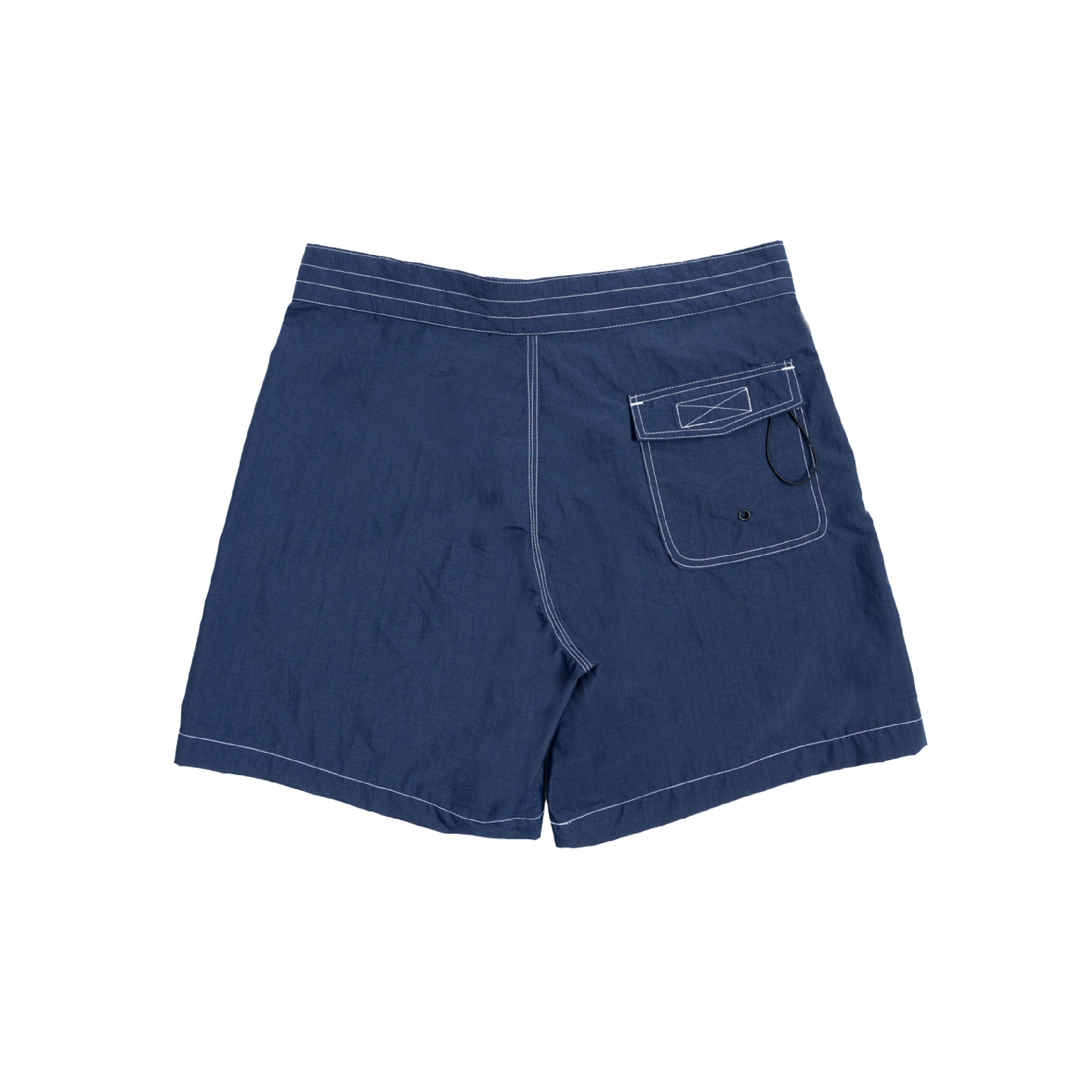 Politeunivers Zig Zag P Square Boardshort - Navy