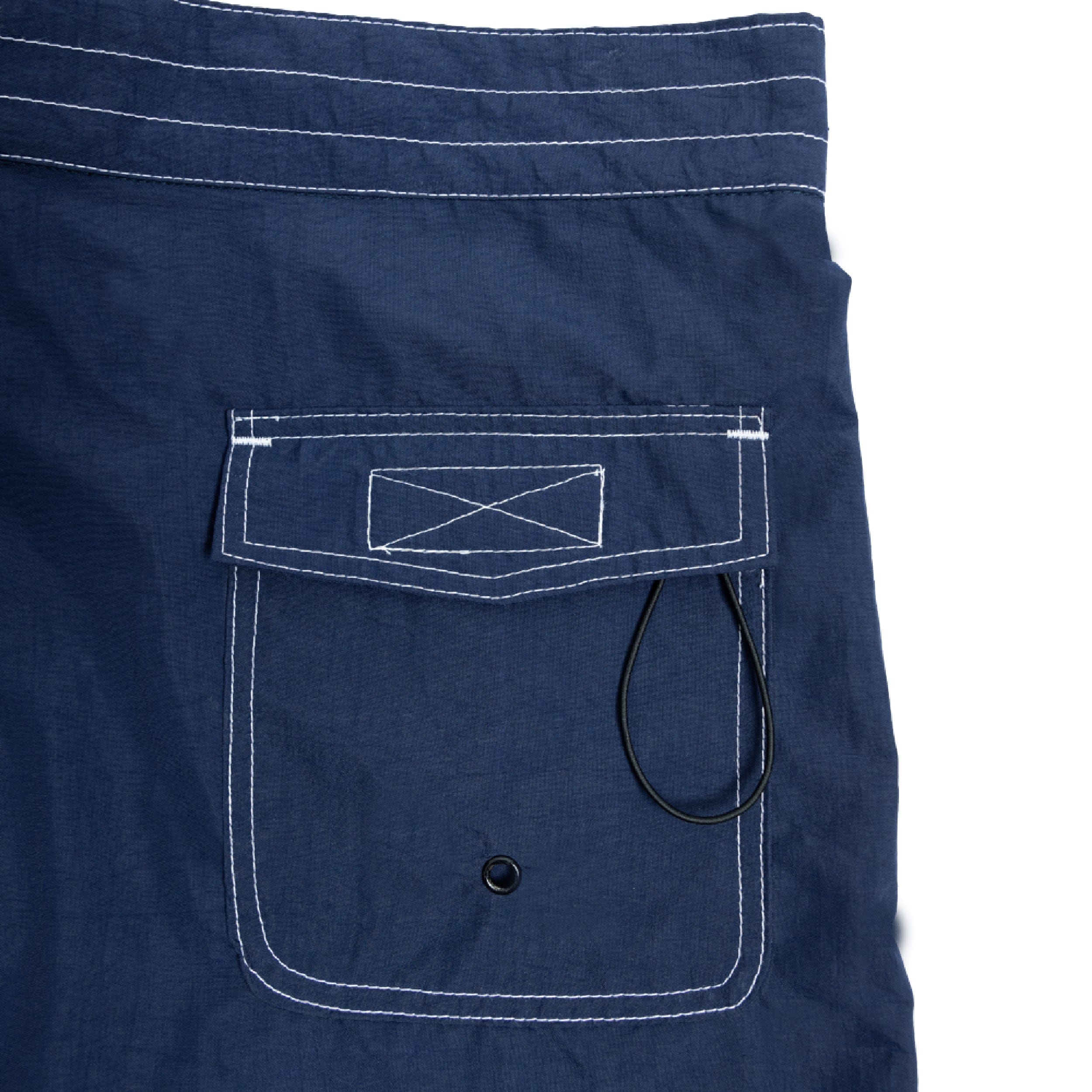 Politeunivers Zig Zag P Square Boardshort - Navy