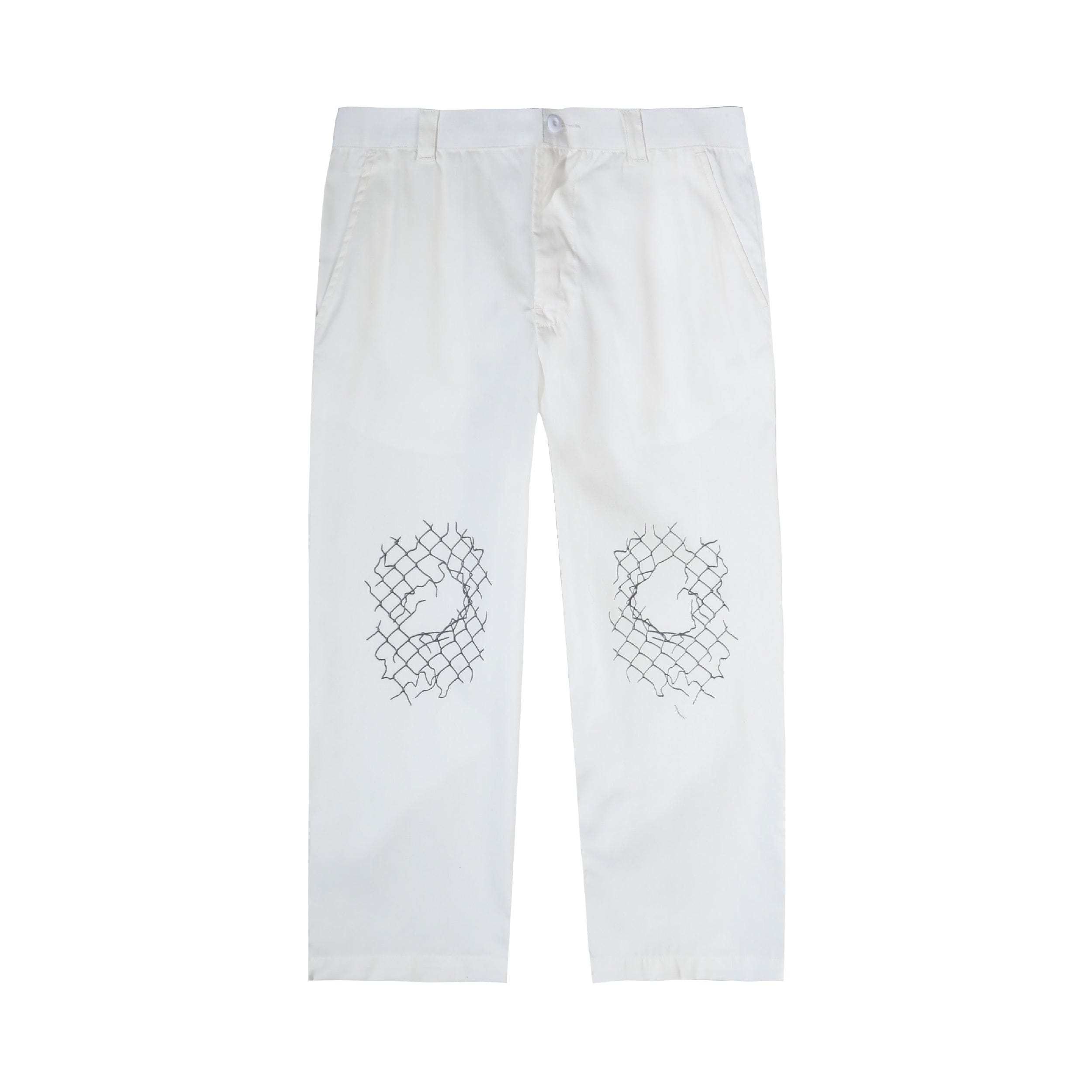 WHITE* Orbis Wire Regular Pants - White