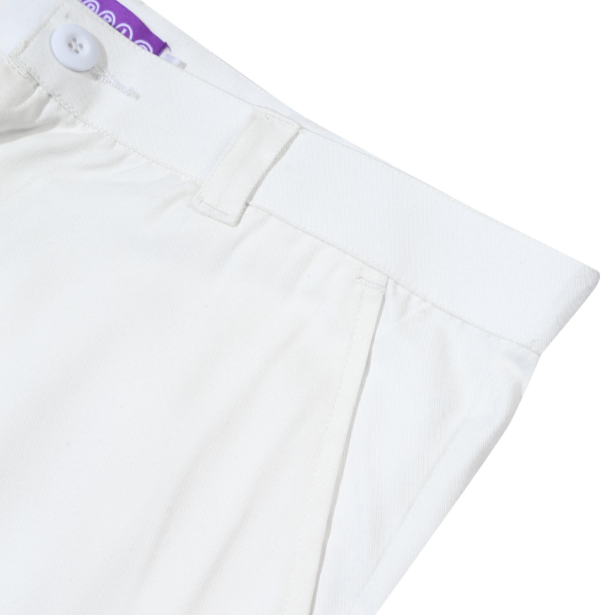 WHITE* Orbis Wire Regular Pants - White