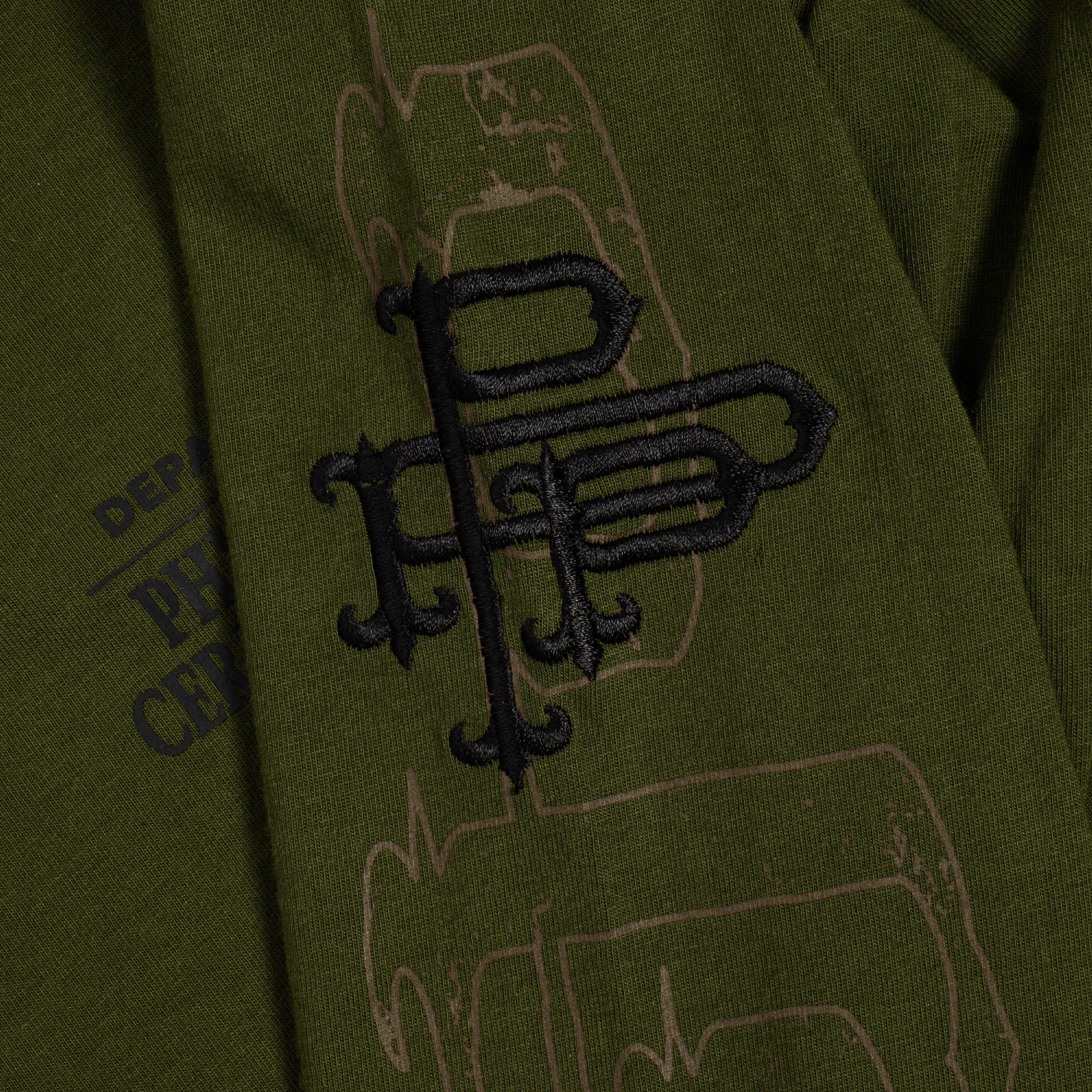 Placyf Flimsy Ls T - shirt - Olive