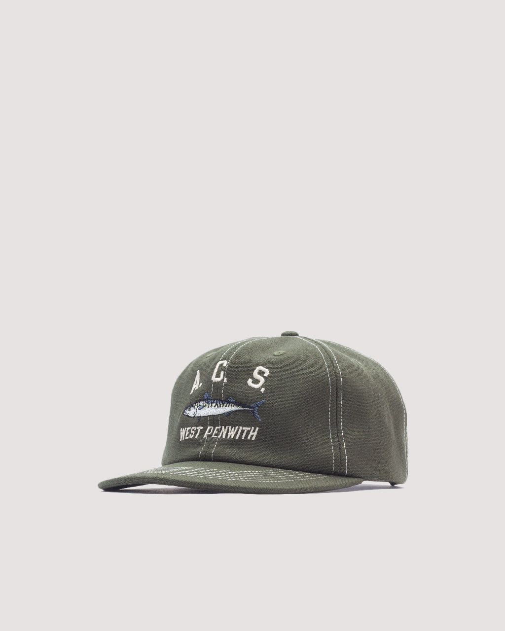 Atlantic Coastal Supplies For Peggs & Son. Mackerel Cap - Moss