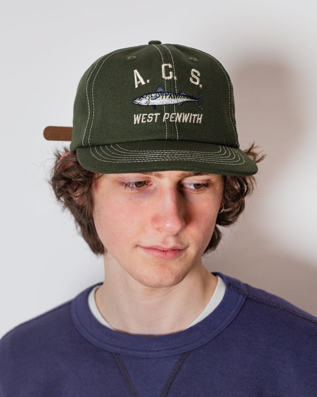 Atlantic Coastal Supplies For Peggs & Son. Mackerel Cap - Moss