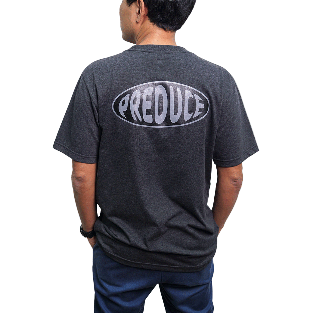 Logo Preduce Warp Logo T - Shirt Black Top Dye