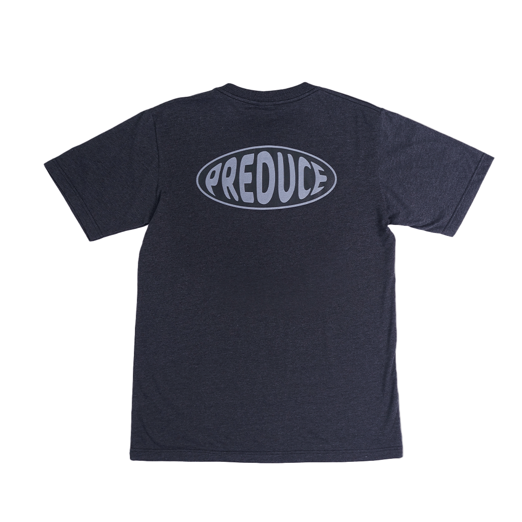 Logo Preduce Warp Logo T - Shirt Black Top Dye