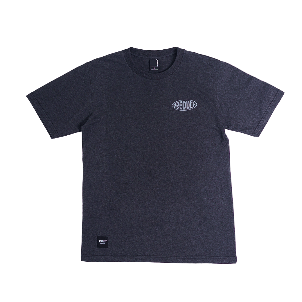 Logo Preduce Warp Logo T - Shirt Black Top Dye