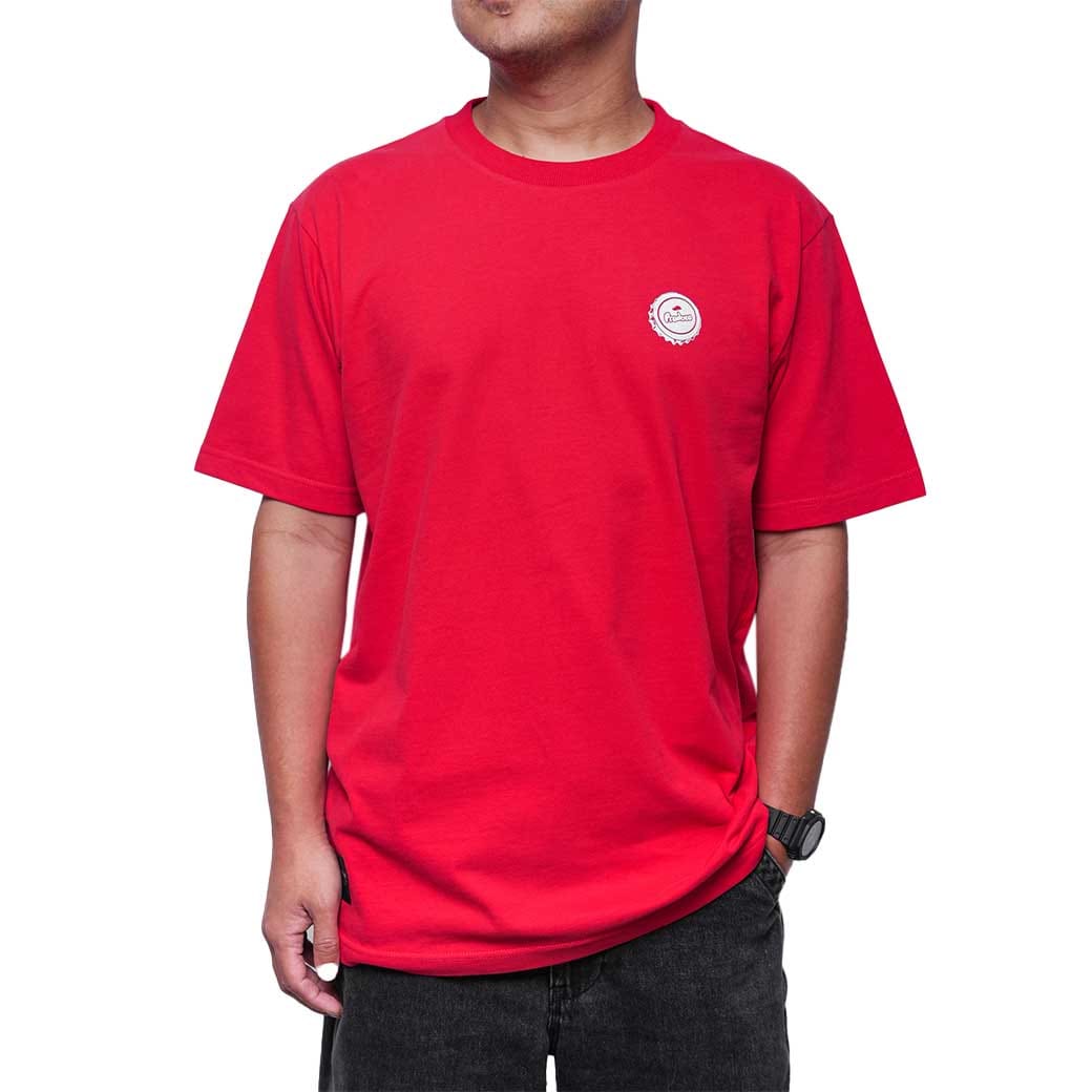 WHITE* Preduce x Unsos Nam Daeng T - Shirt Red/White