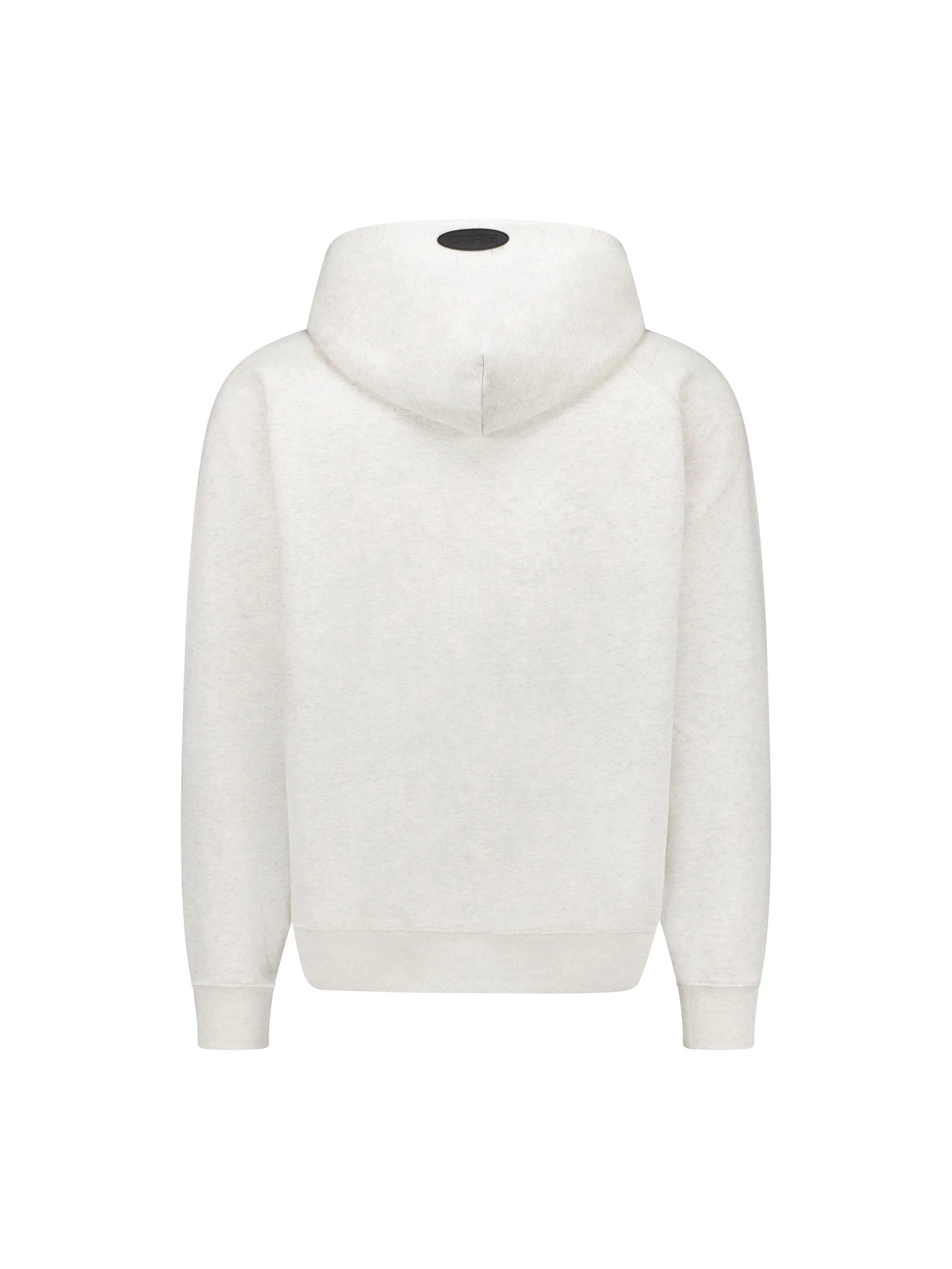 Prior Archives CORE Essentials Raglan Sleeve Hoodie Ecru Grey