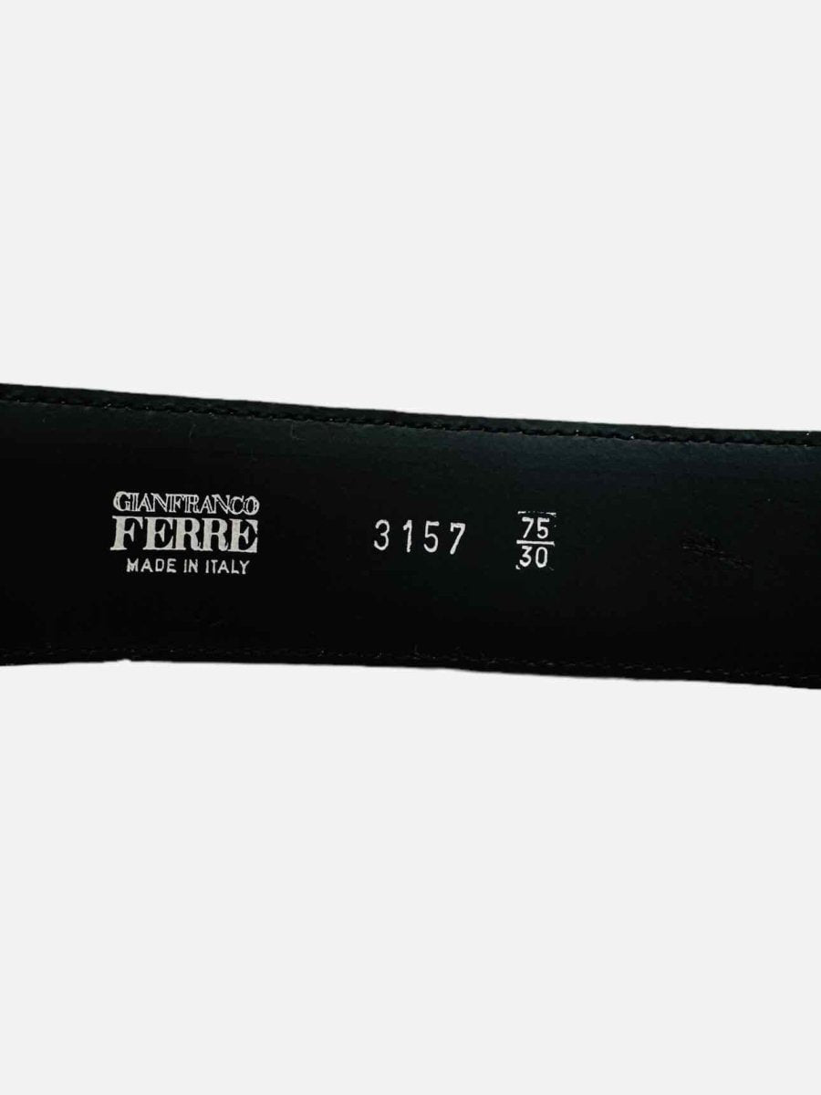 Gianfranco FERRE Red Embossed Belt