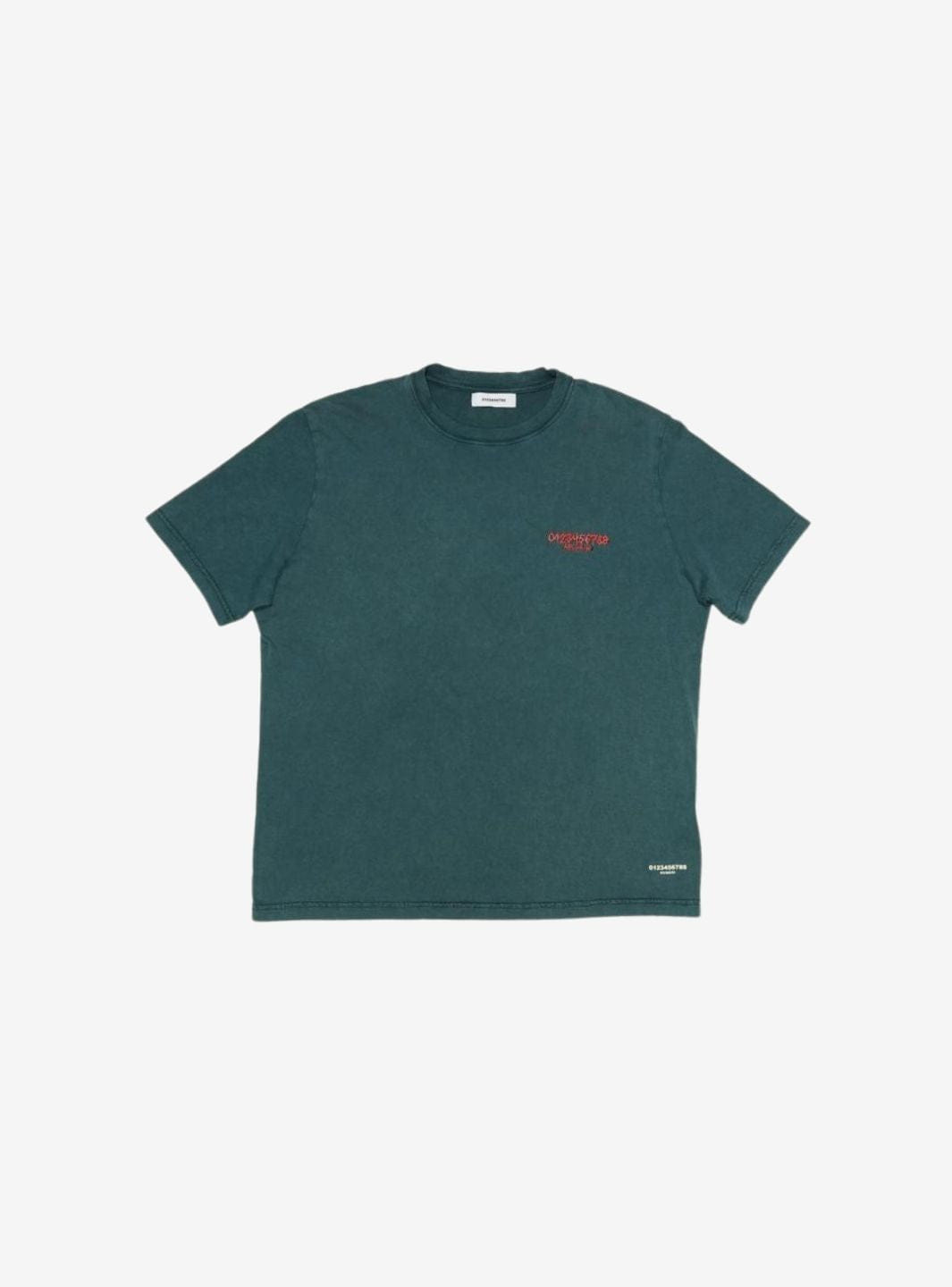Numeri Archivio T - Shirt Deep Teal Green Red