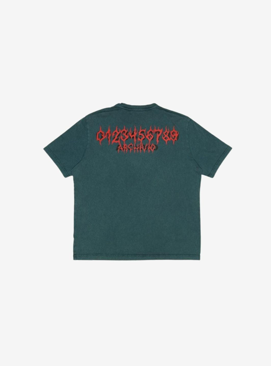 Numeri Archivio T - Shirt Deep Teal Green Red