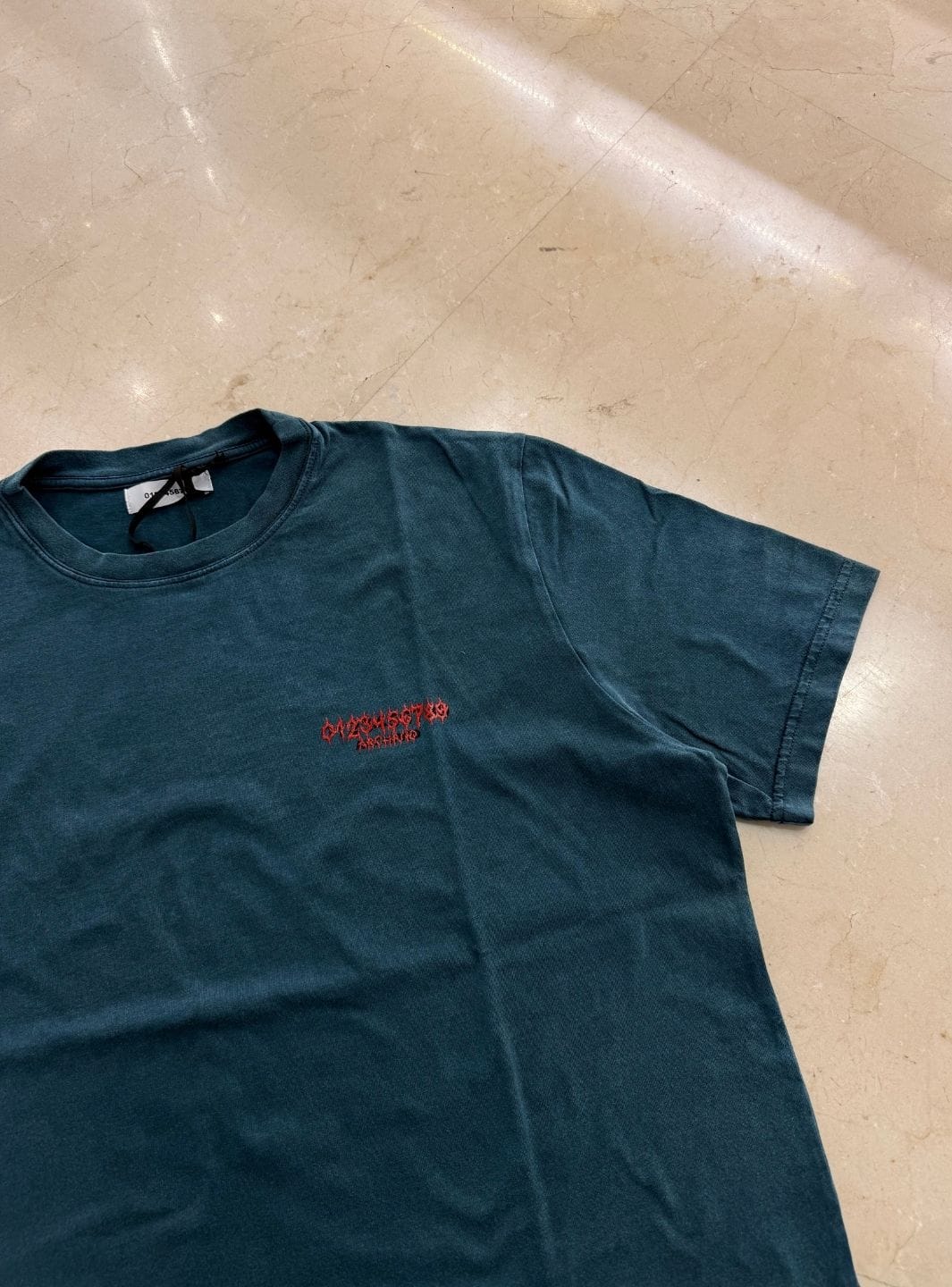 Numeri Archivio T - Shirt Deep Teal Green Red
