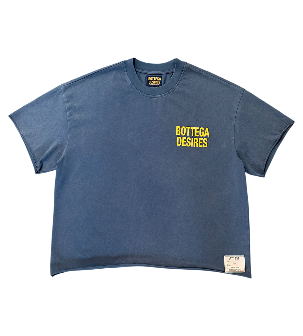 Bottega Desires F*** Em T-Shirt Blue