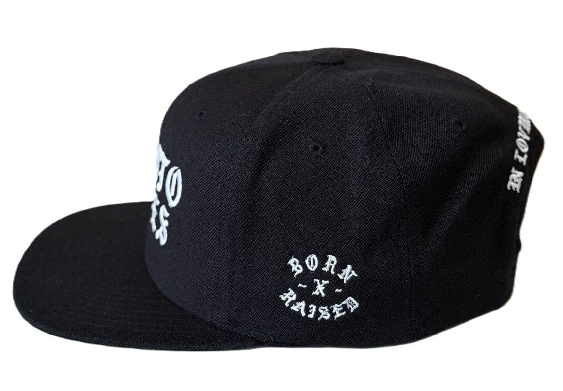 Born x Raised Spanto Lives Snapback Hat (Black)