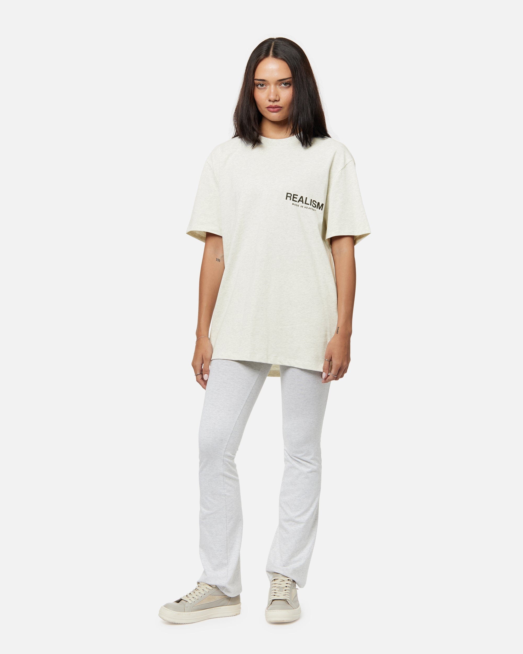 Realism SSS REALISM HEAVEN LOGO T-Shirt OATMEAL