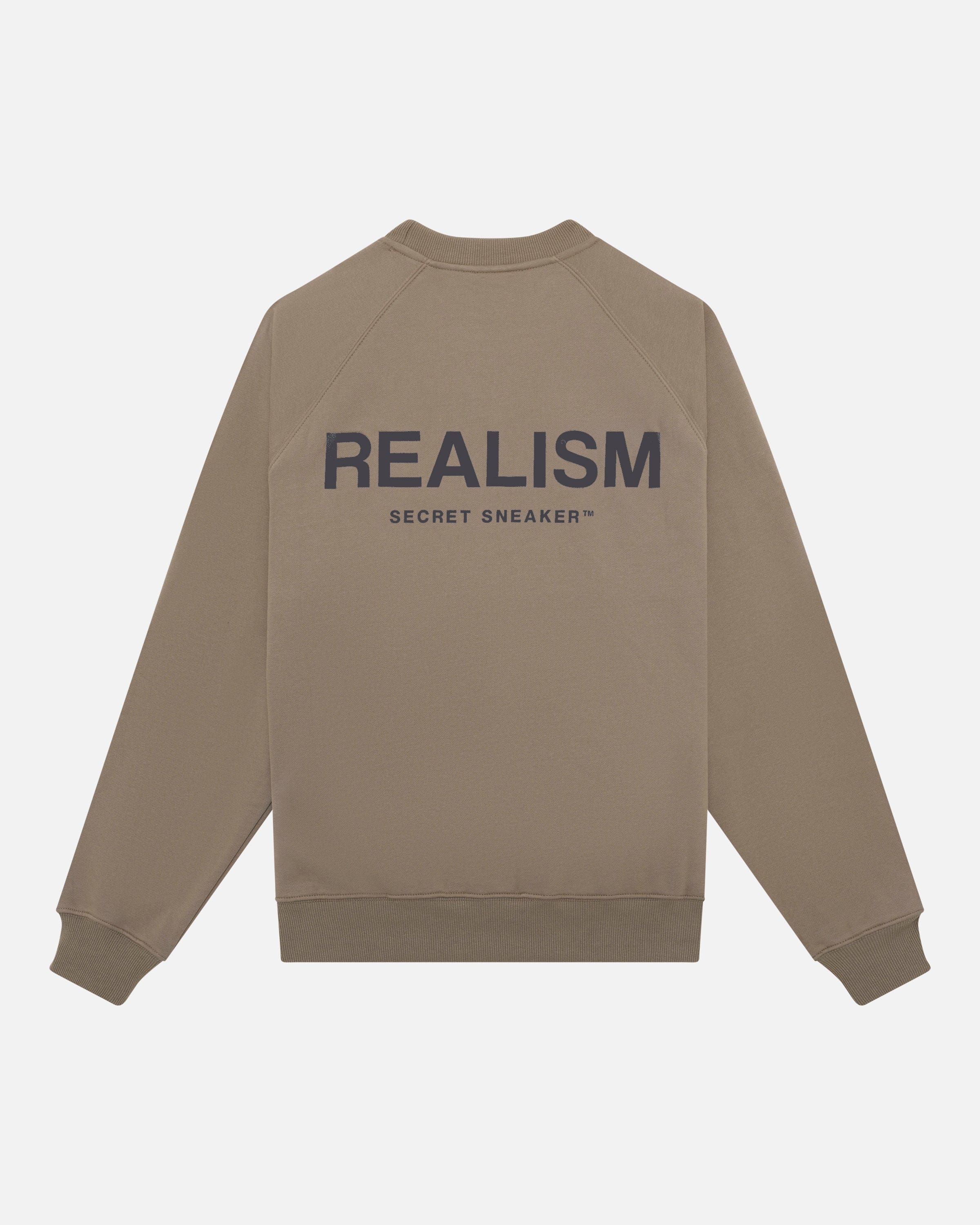 Realism SSS REALISM BACK LOGO REFLECTIVE CREWNECK CEMENT