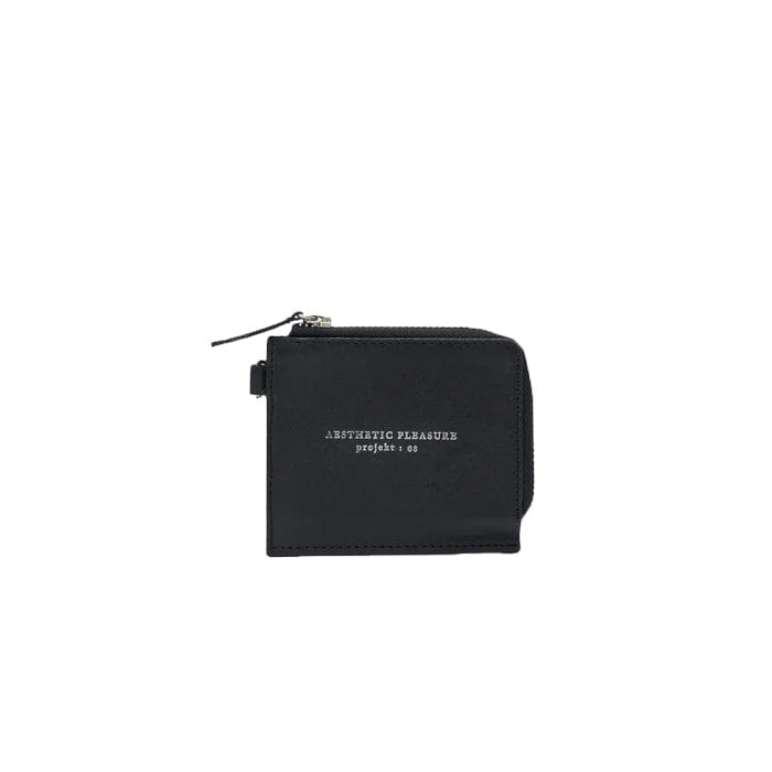 Aesthetic Pleasure Gauss Lanyard Card Wallet Nappa Black