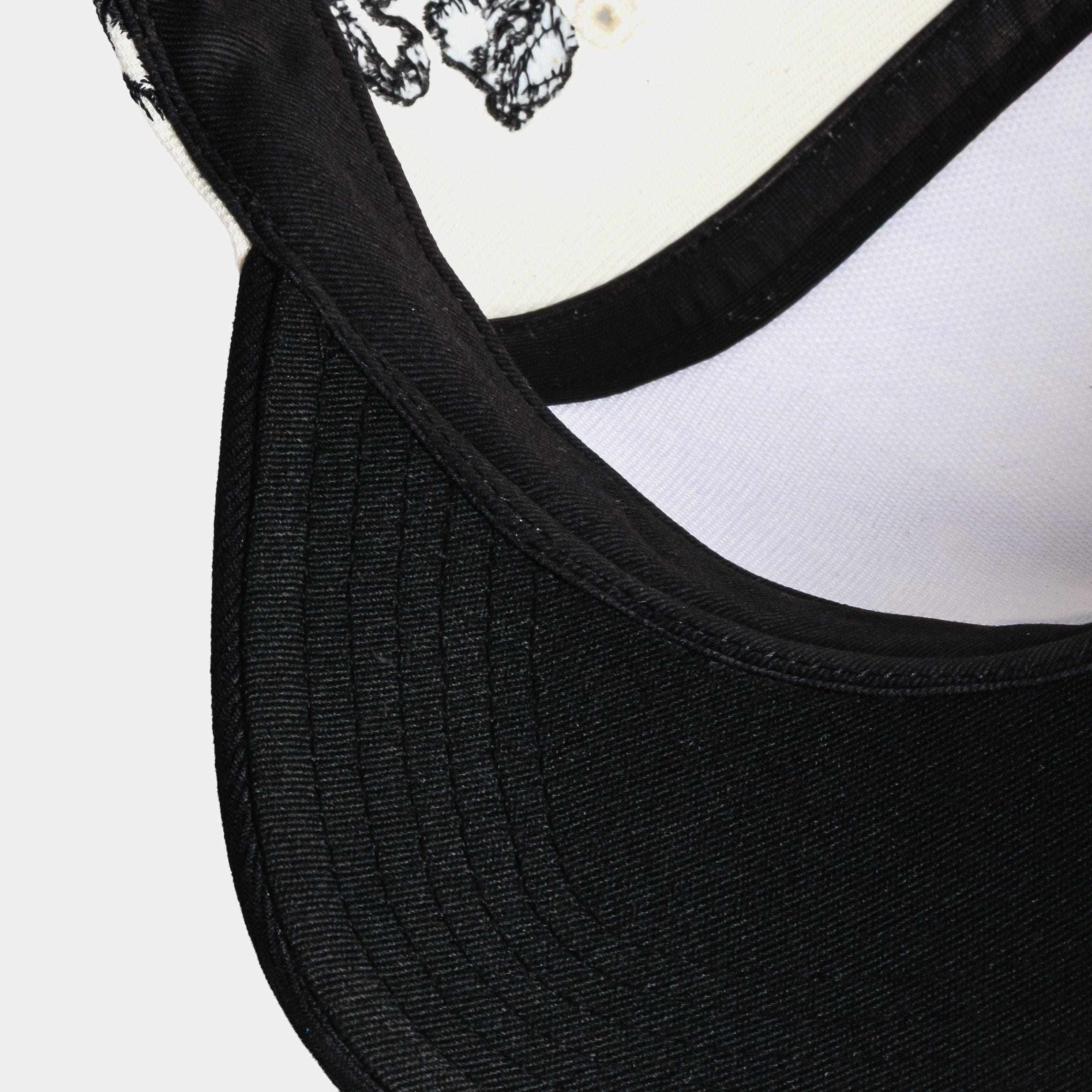 Original SIN Cross Snapback Mens Hat (Cream/Black)