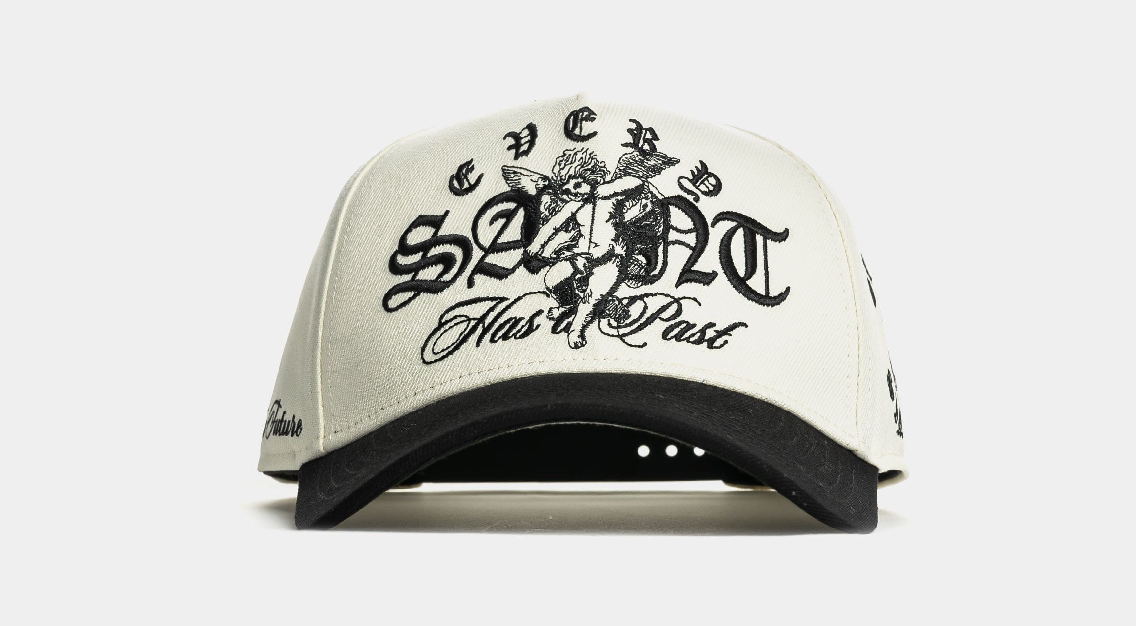 Original SIN Every Sinner Snapback Mens Hat (Cream/Black)