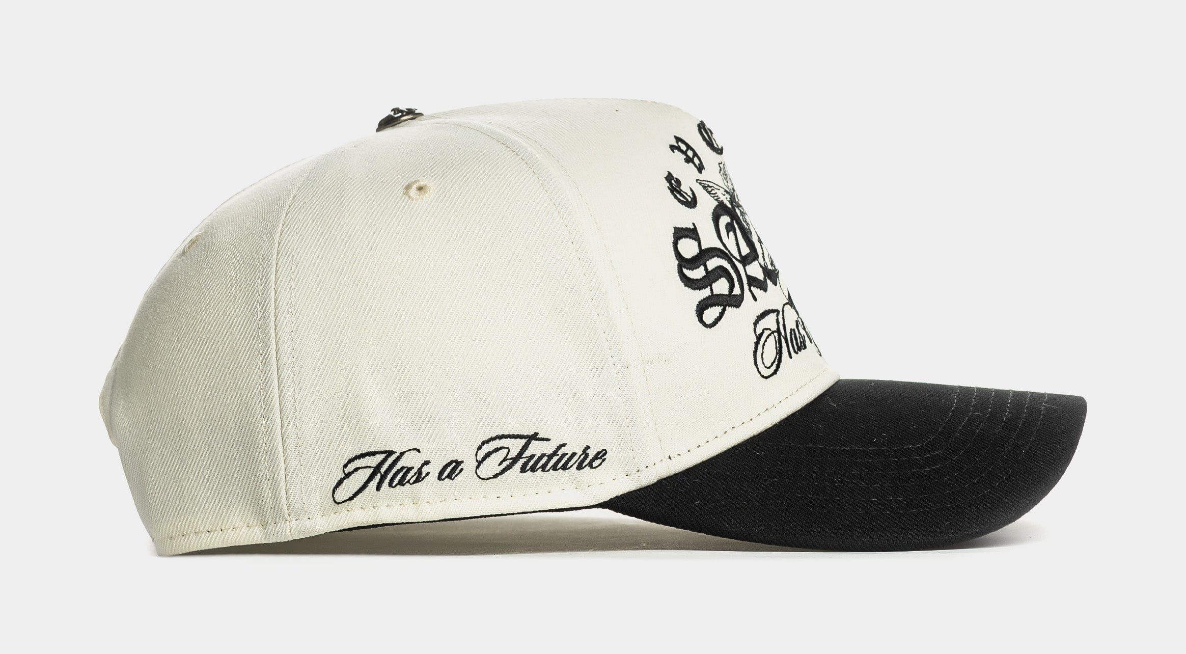 Original SIN Every Sinner Snapback Mens Hat (Cream/Black)