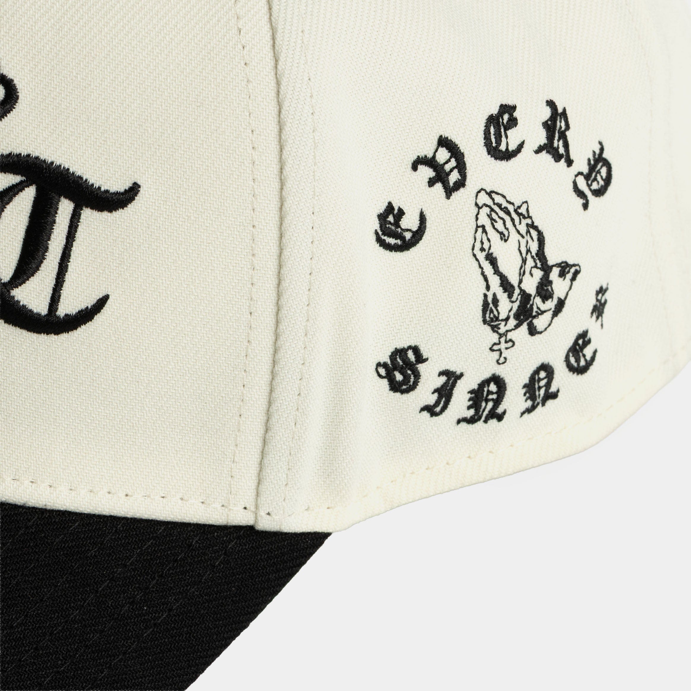 Original SIN Every Sinner Snapback Mens Hat (Cream/Black)