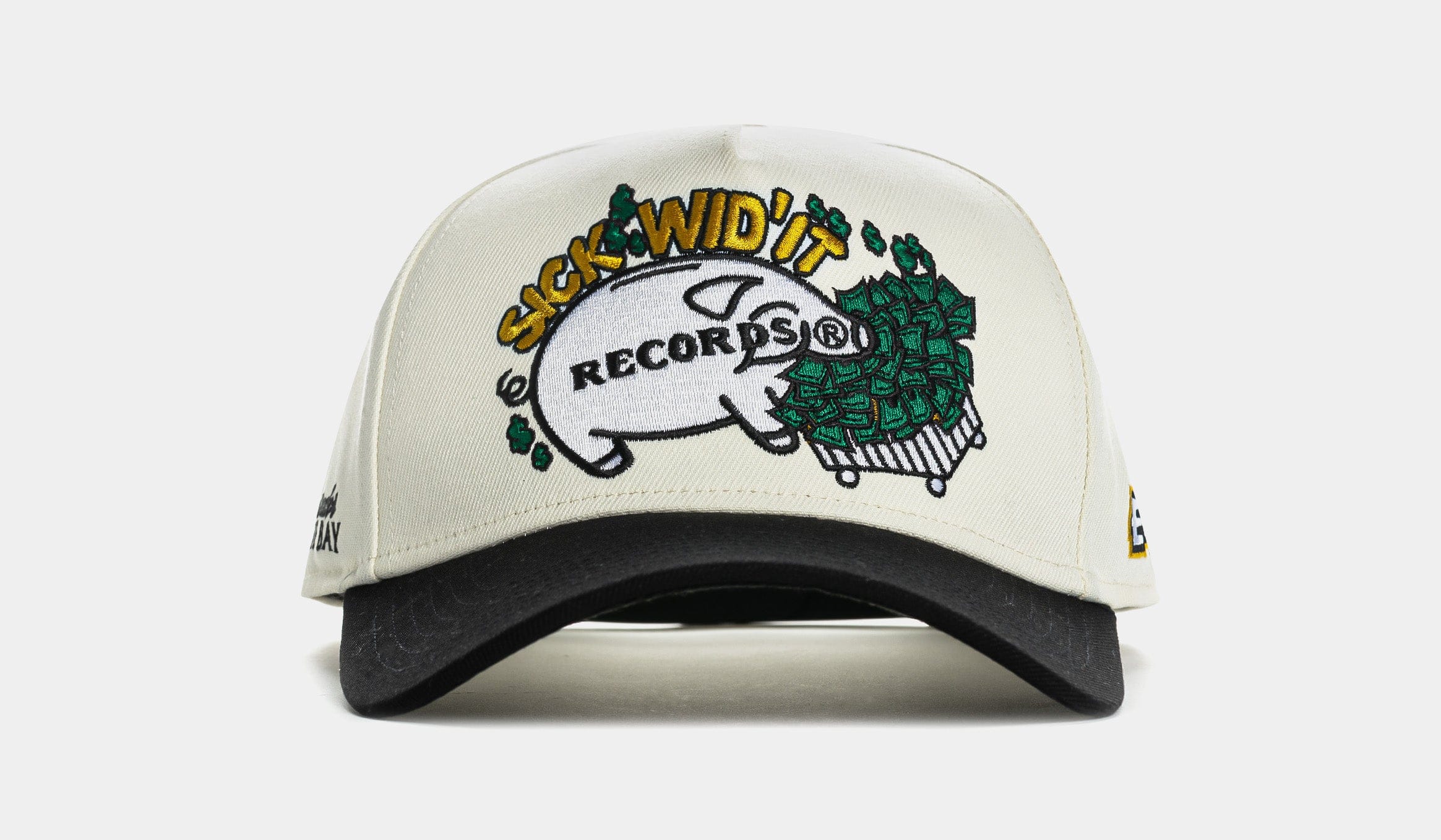 E40 x SP SP x E - 40 Sick Wid'It Mens Hat (Cream/Green)