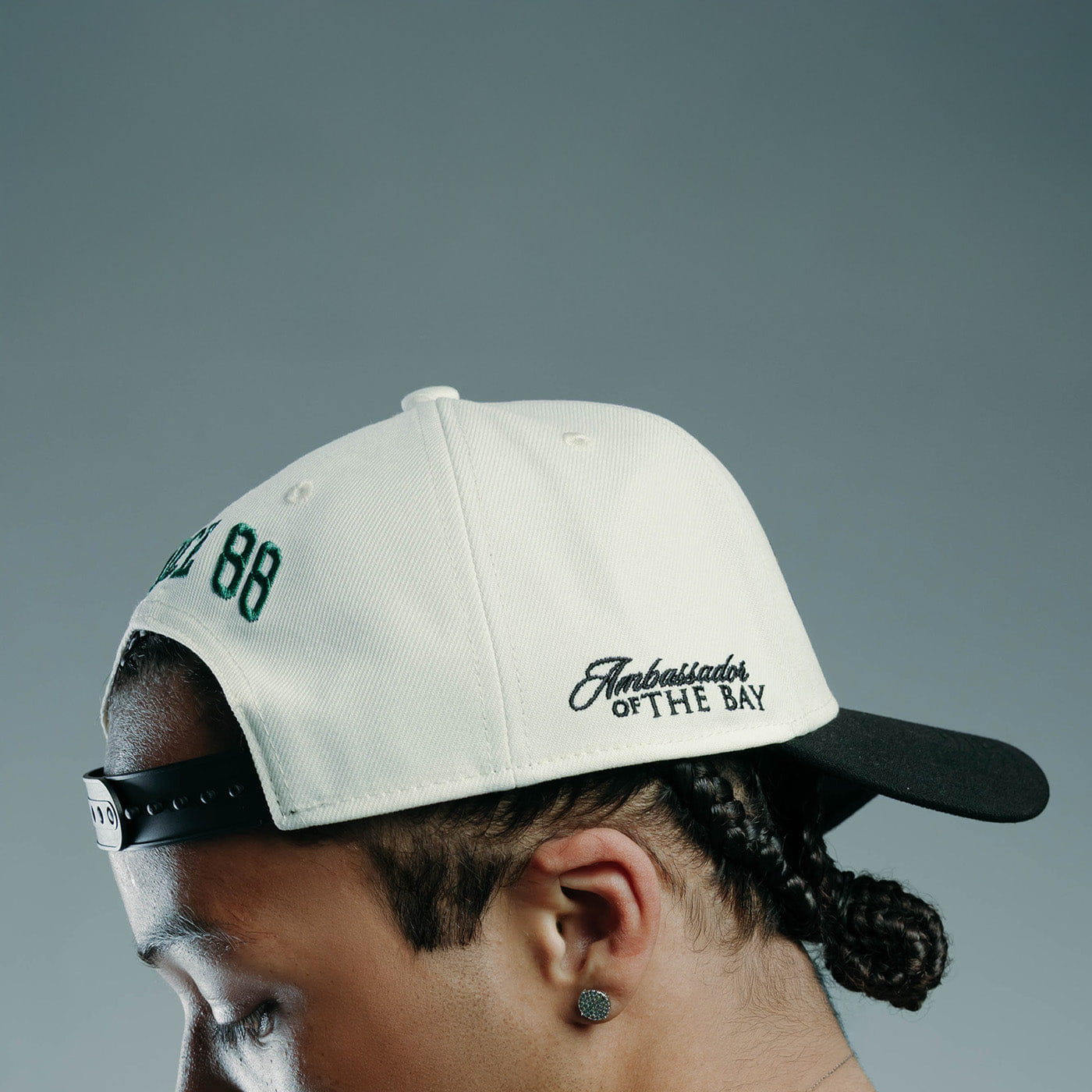E40 x SP SP x E - 40 Sick Wid'It Mens Hat (Cream/Green)