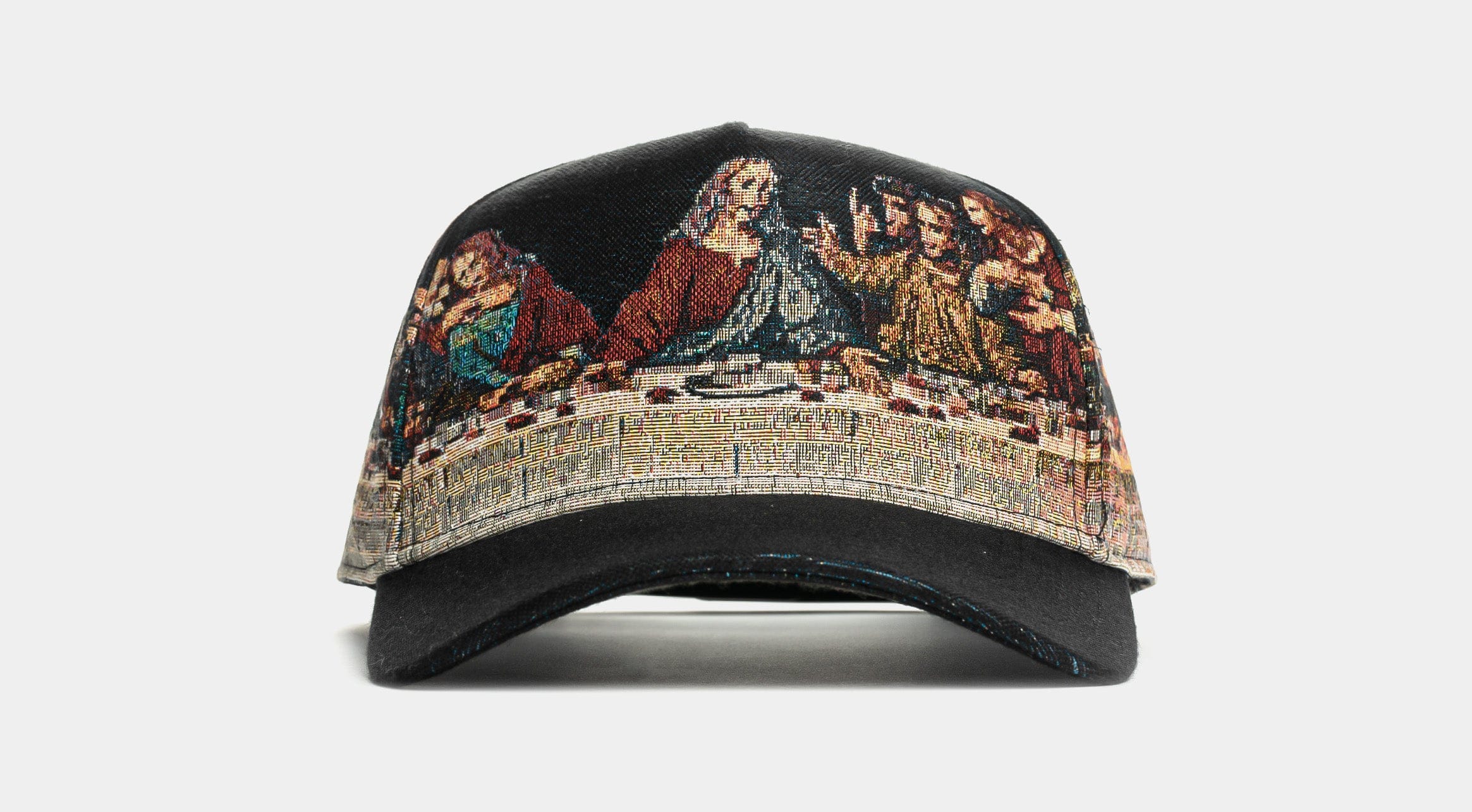 Maison Article Last Supper Snapback Mens Hat (Black/Brown)