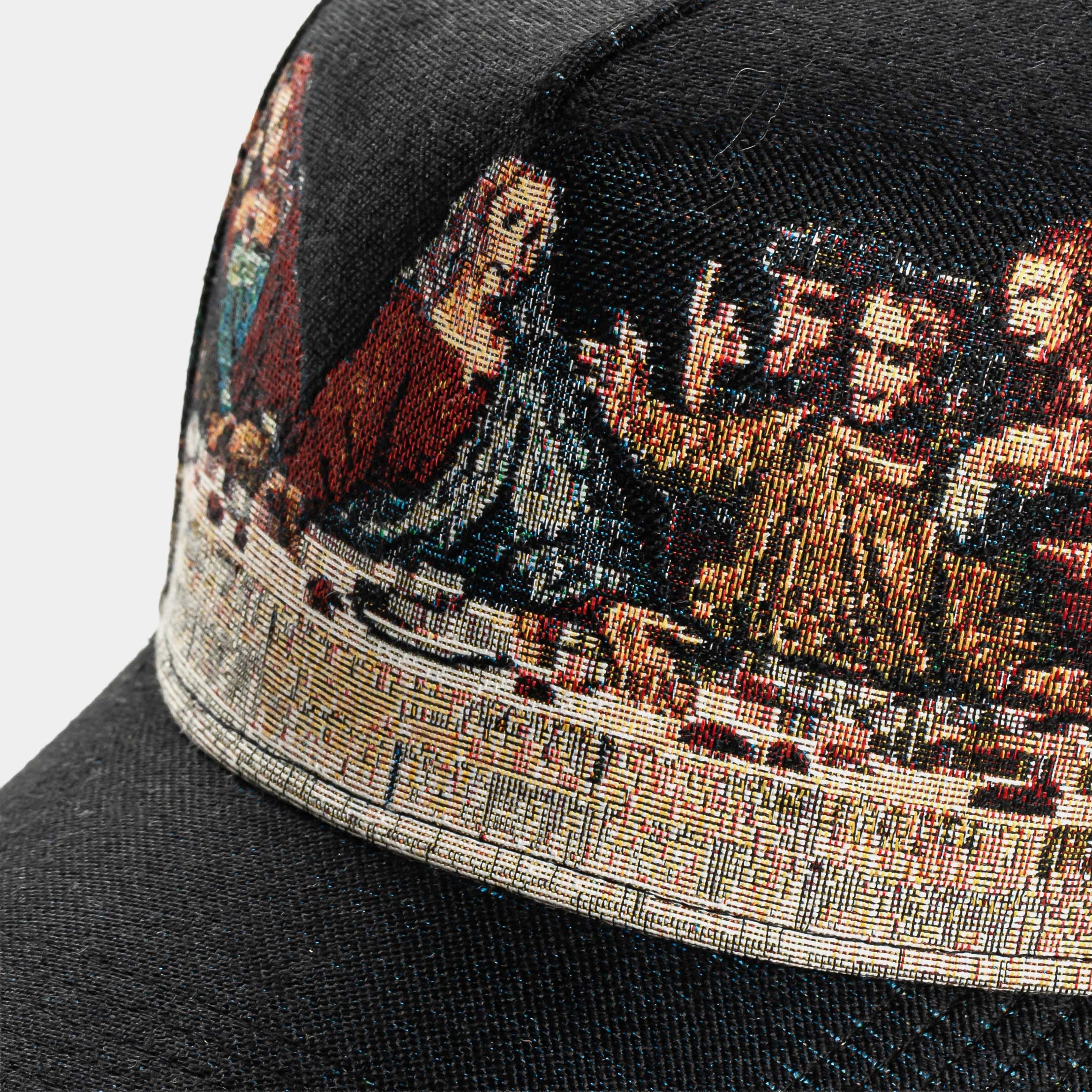 Maison Article Last Supper Snapback Mens Hat (Black/Brown)