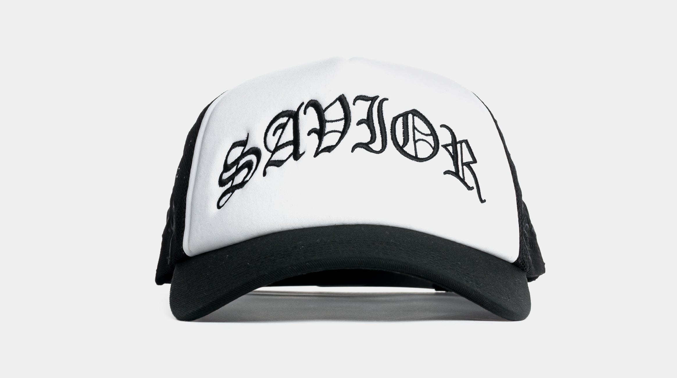 Maison Article Cross Trucker Mens Hat (White/Black)