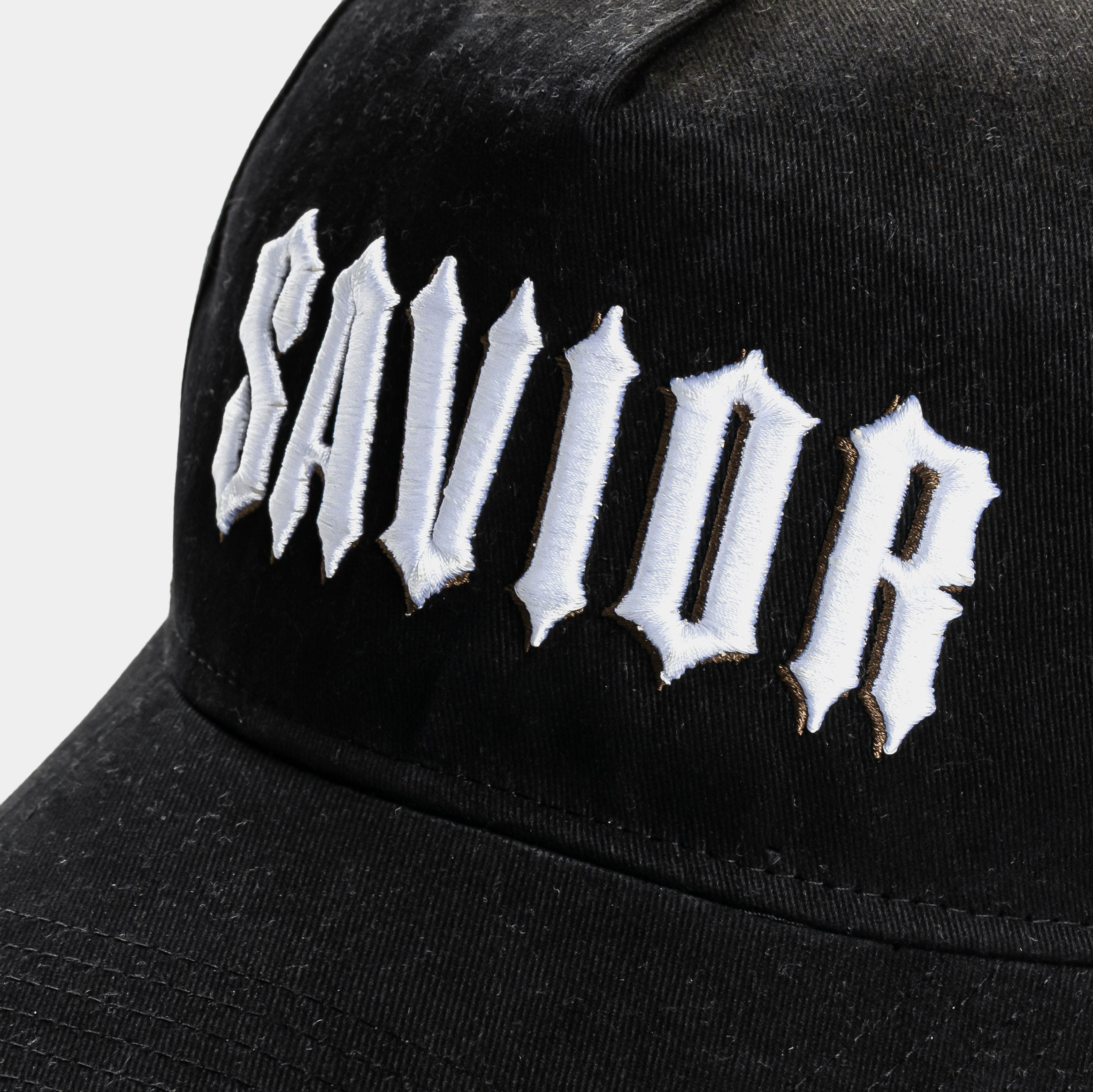 Maison Article Savior Snapback Mens Hat (Cream/Black)