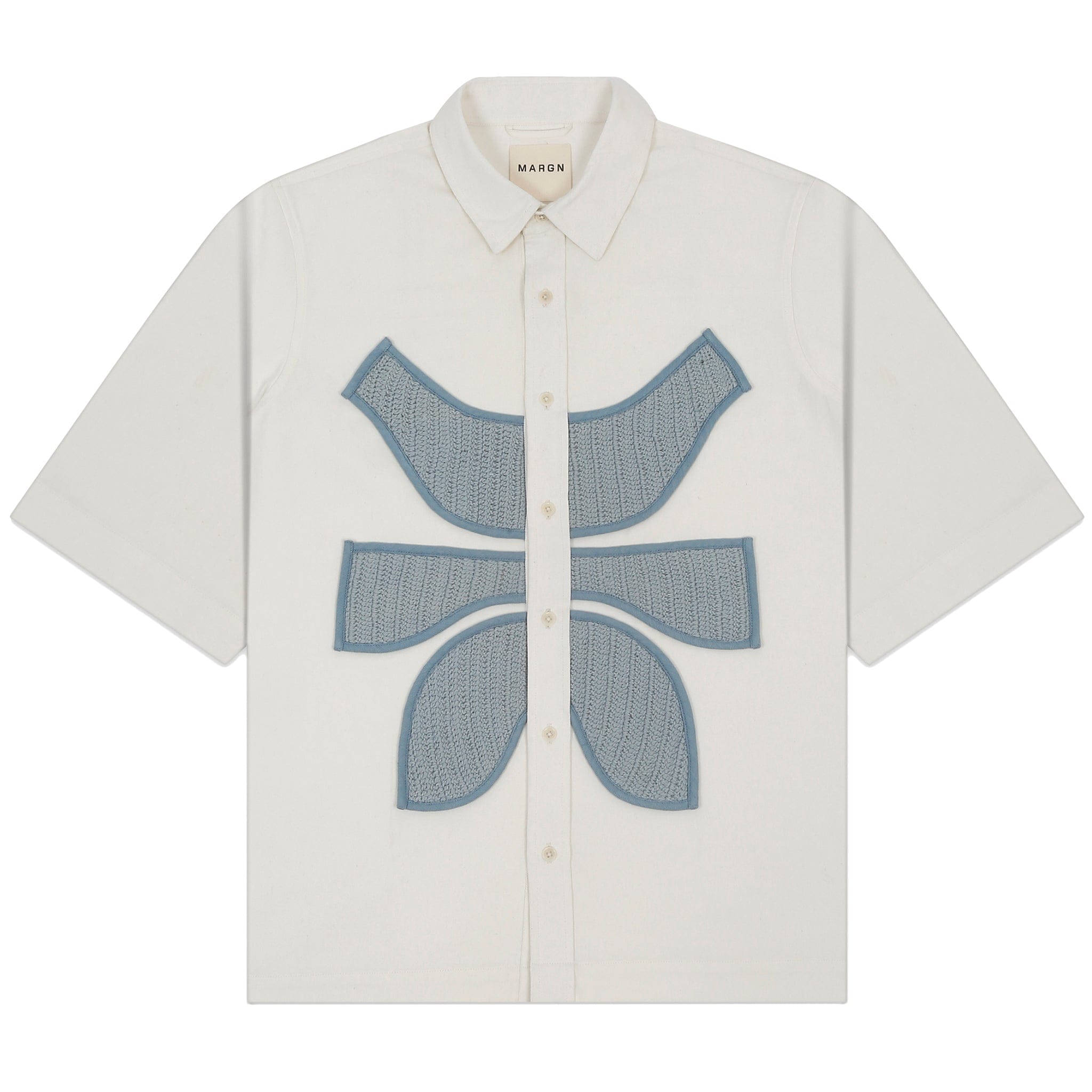 MARGN Vertebrae Symbolic Shirt (Off White)