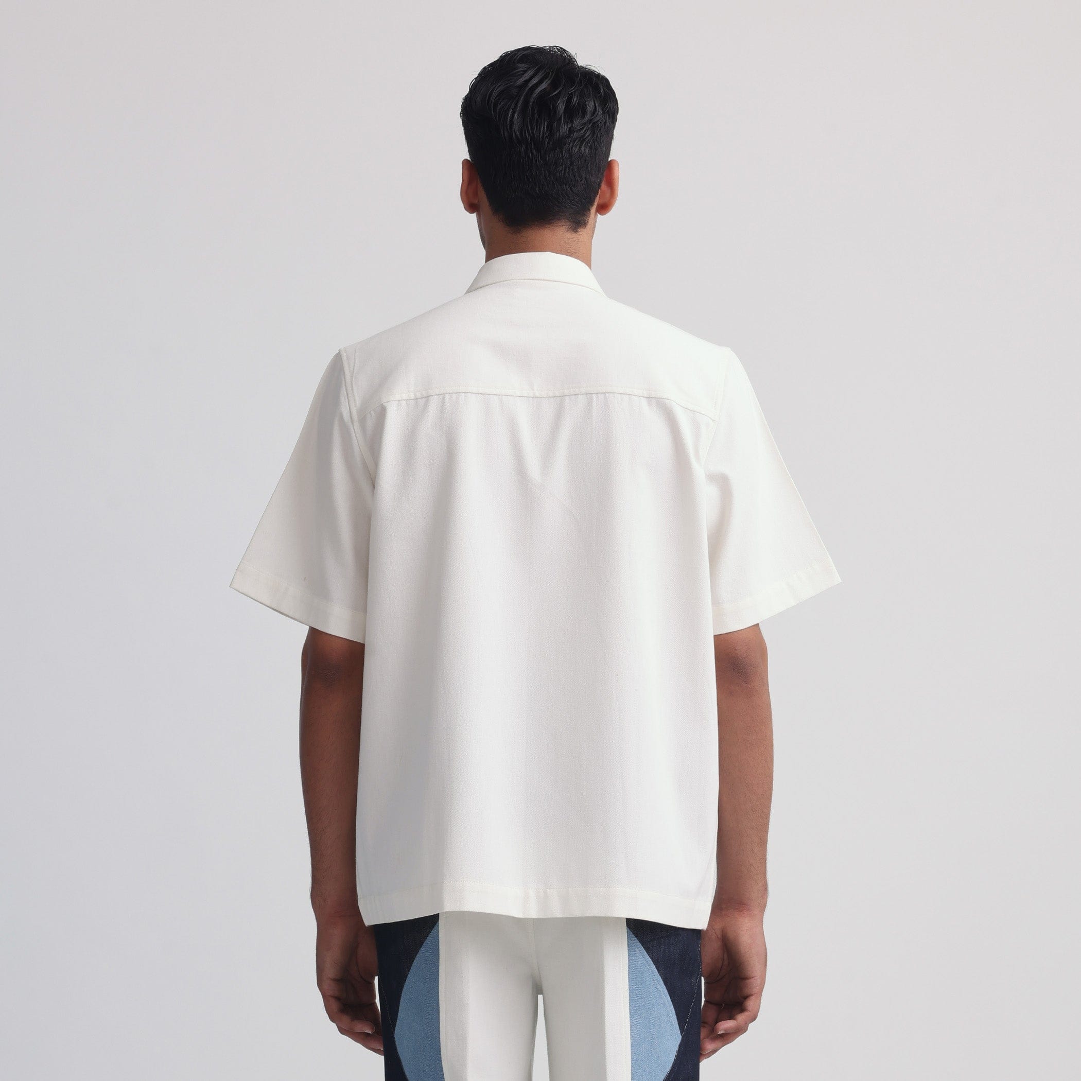 MARGN Vertebrae Symbolic Shirt (Off White)