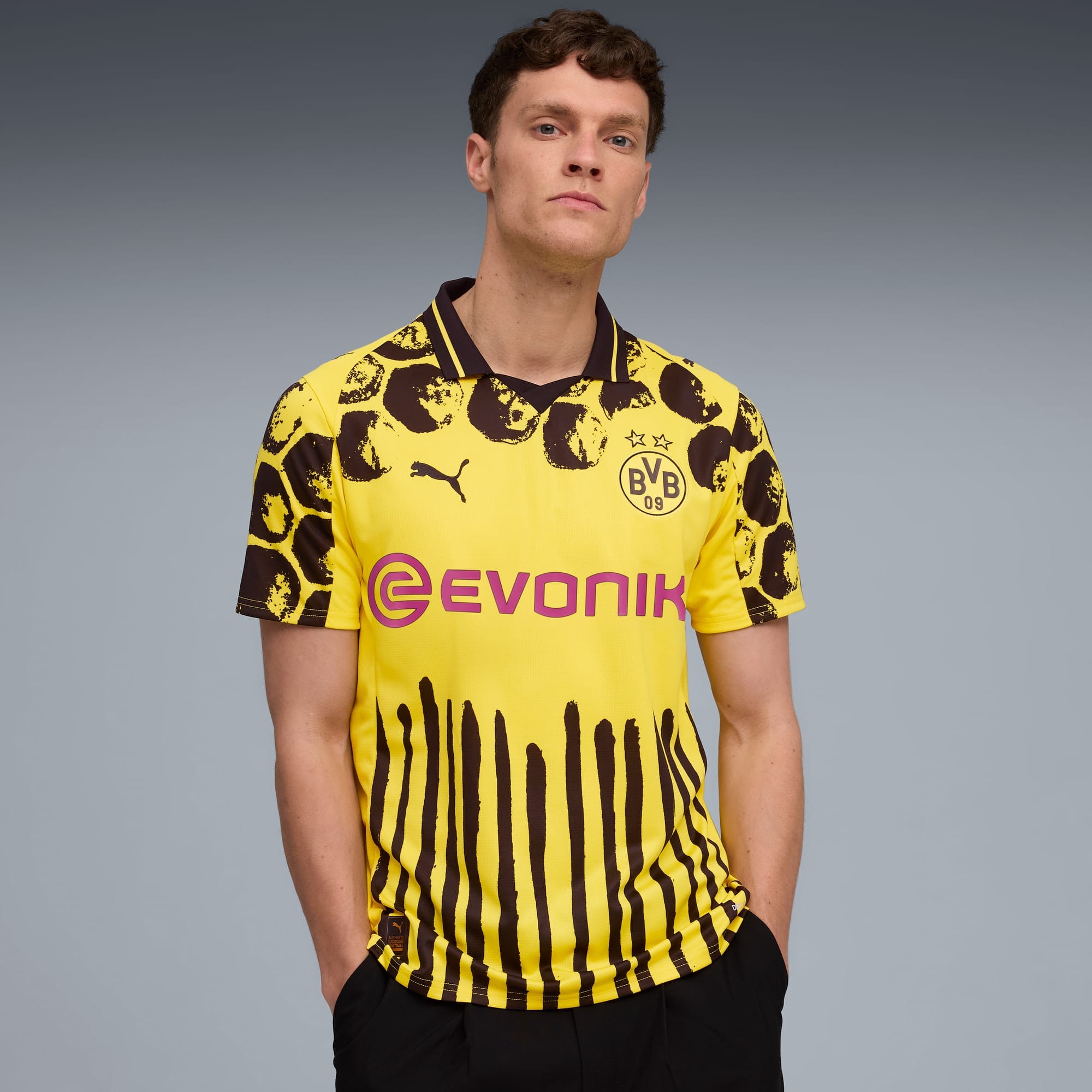 PUMA Select KidSuper BVB Jersey Replica (Faster Yellow - Puma Black)
