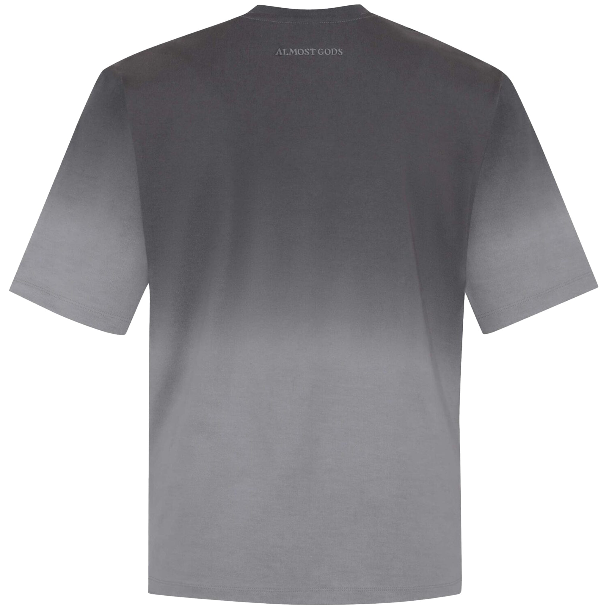 Almost Gods ALPHA CROSS T-Shirt (DIP DYE GREY)